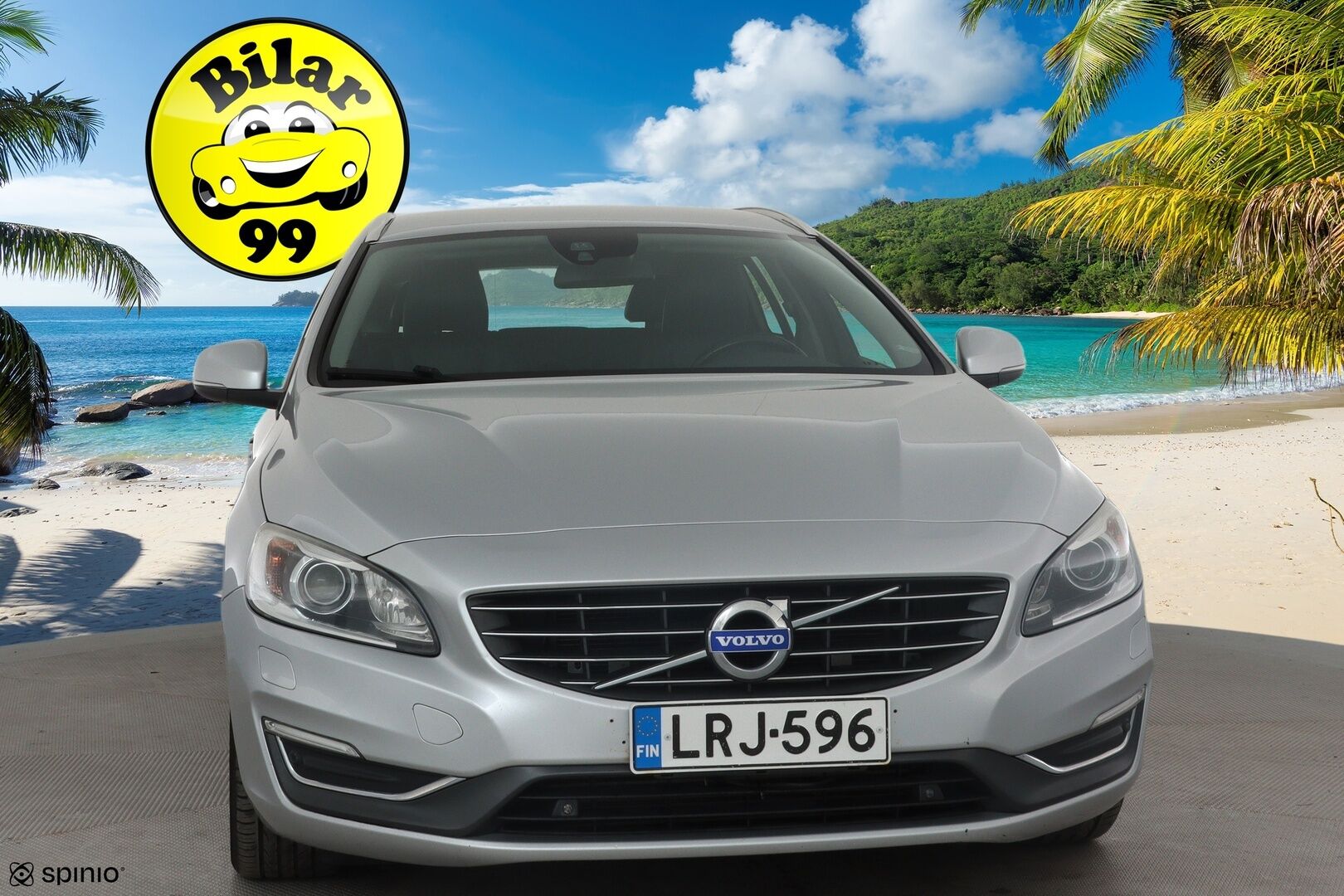 Volvo V60 2015 D4 AWD Ocean Race aut *Webasto / Vakkari / Koukku / P.tutkat / Digimittaristo / Nahat / BLIS* - Kahdet renkaat aluvanteilla / Juuri huollettu!