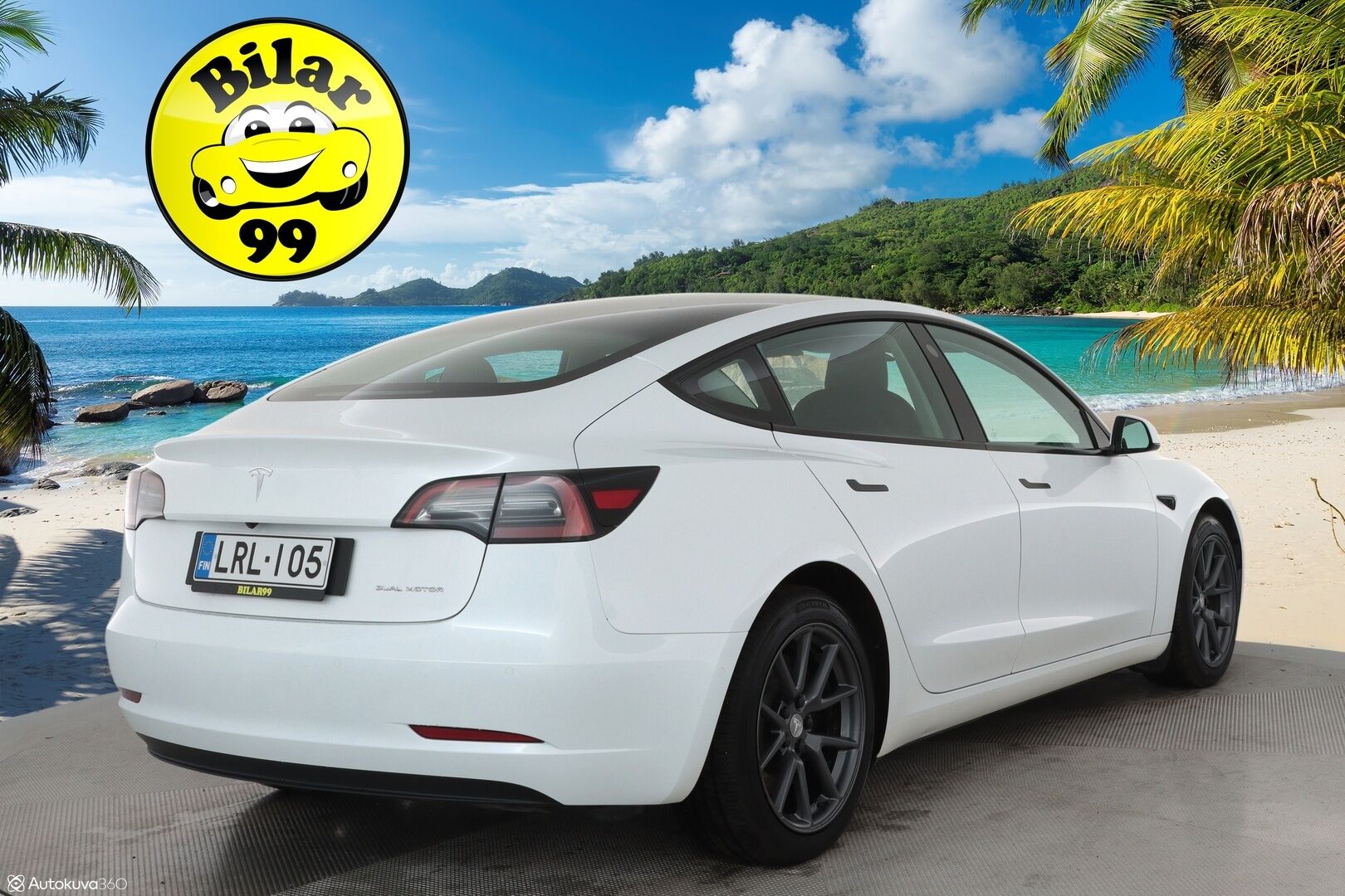 Tesla Model 3 2022 Long Range Dual Motor AWD **Lasikatto / Premium Audio / Lämpöpumppu / LED**