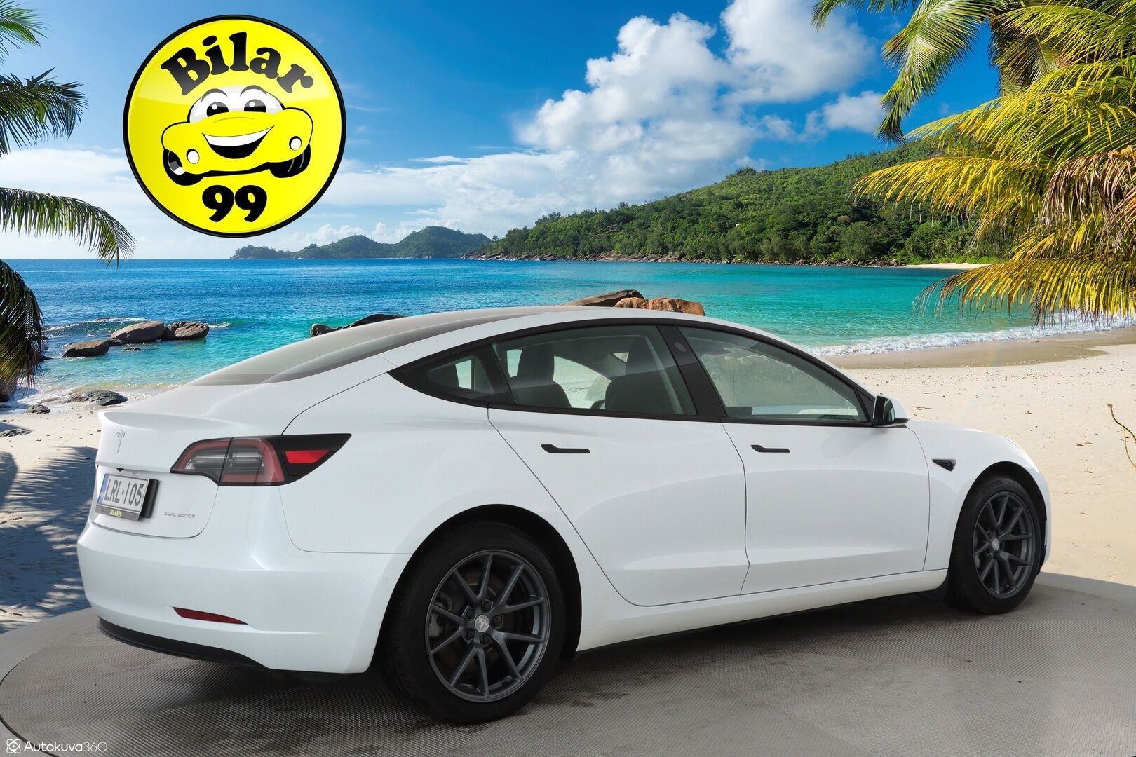 Tesla Model 3 2022 Long Range Dual Motor AWD **Lasikatto / Premium Audio / Lämpöpumppu / LED**