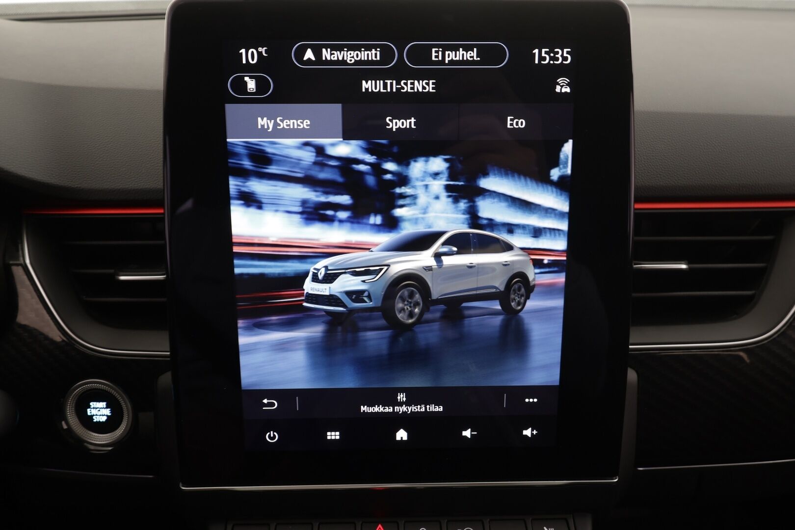 Renault Arkana 2023 E-TECH 145 Hybrid R.S. Line * Sisätilanlämmitin / ACC / LED / P.Kamera / Nahkaverhoilu / Kaistavahti / Navi * - Suomi-auto / Kahdet renkaat aluvanteilla