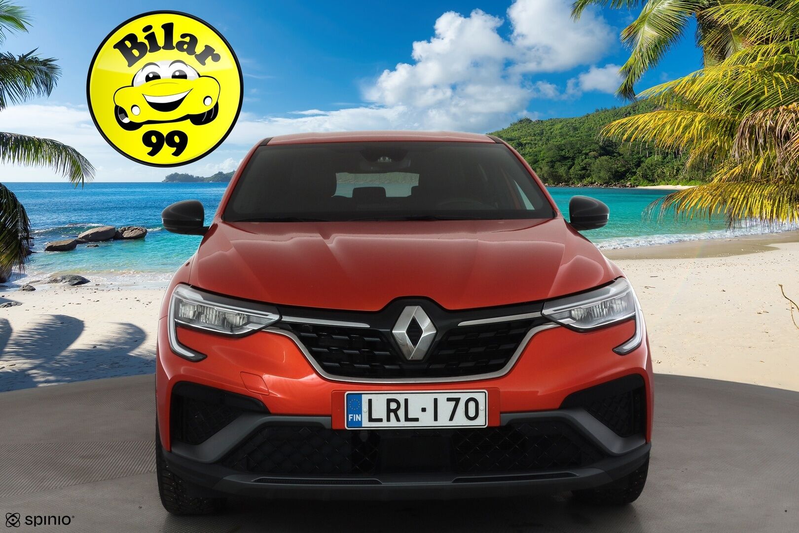 Renault Arkana 2023 E-TECH 145 Hybrid R.S. Line * Sisätilanlämmitin / ACC / LED / P.Kamera / Nahkaverhoilu / Kaistavahti / Navi * - Suomi-auto / Kahdet renkaat aluvanteilla