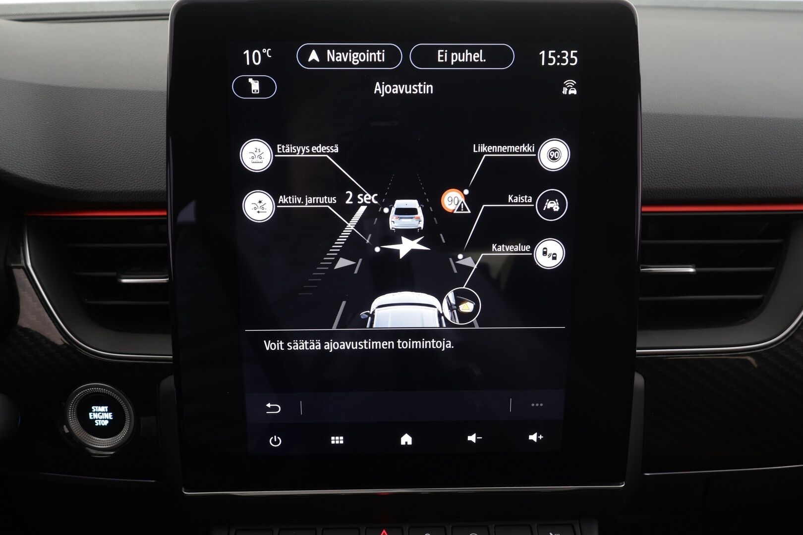 Renault Arkana 2023 E-TECH 145 Hybrid R.S. Line * Sisätilanlämmitin / ACC / LED / P.Kamera / Nahkaverhoilu / Kaistavahti / Navi * - Suomi-auto / Kahdet renkaat aluvanteilla