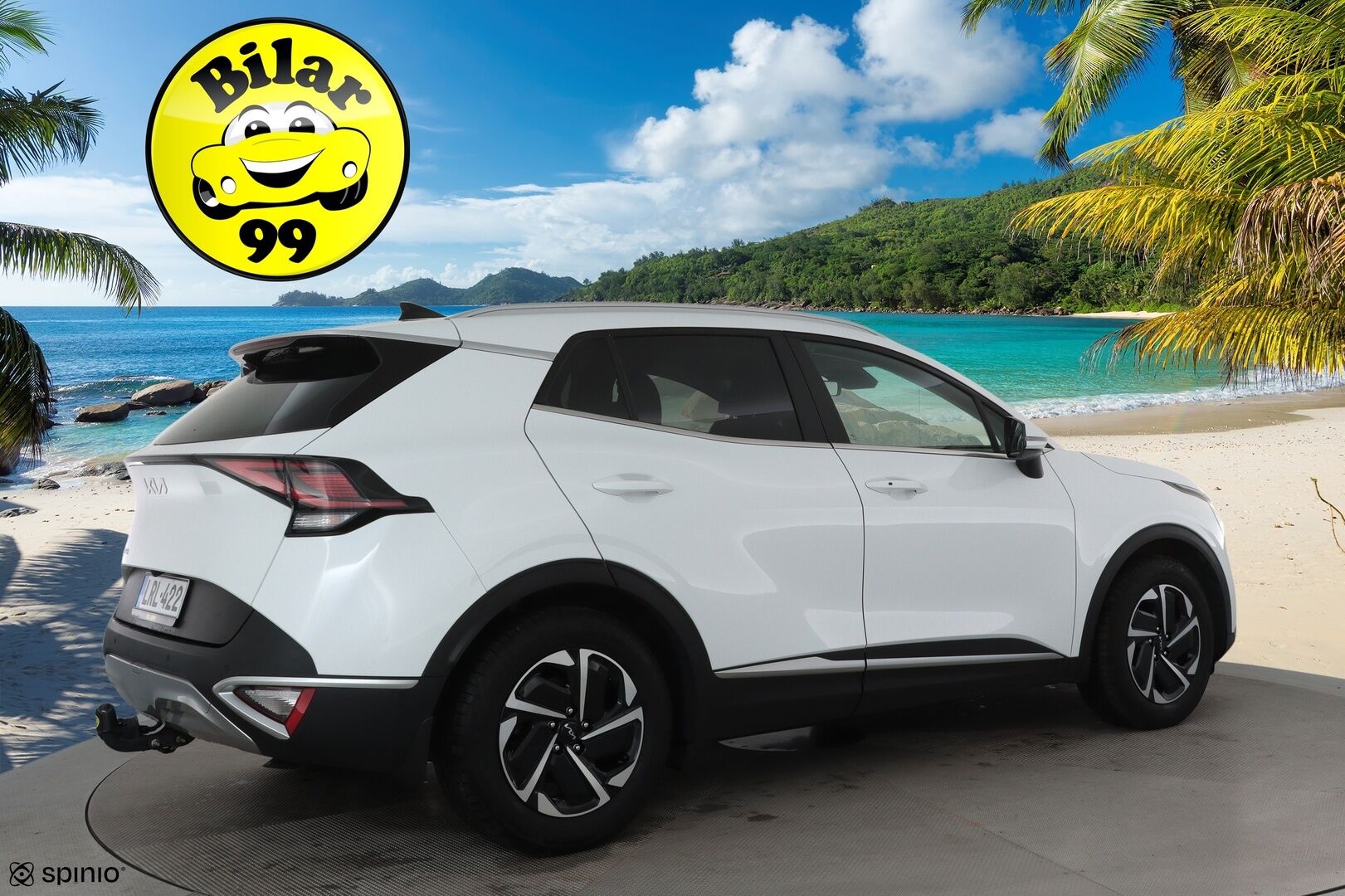 Kia Sportage 2022 1,6 T-GDI FWD Mild-Hybrid EX DCT 150hv **ACC / P.kamera / LED / Navi / Sähköpenkit / Koukku / Puolinahat** - 1.Om Suomi-auto / Kahdet renkaat aluvanteilla