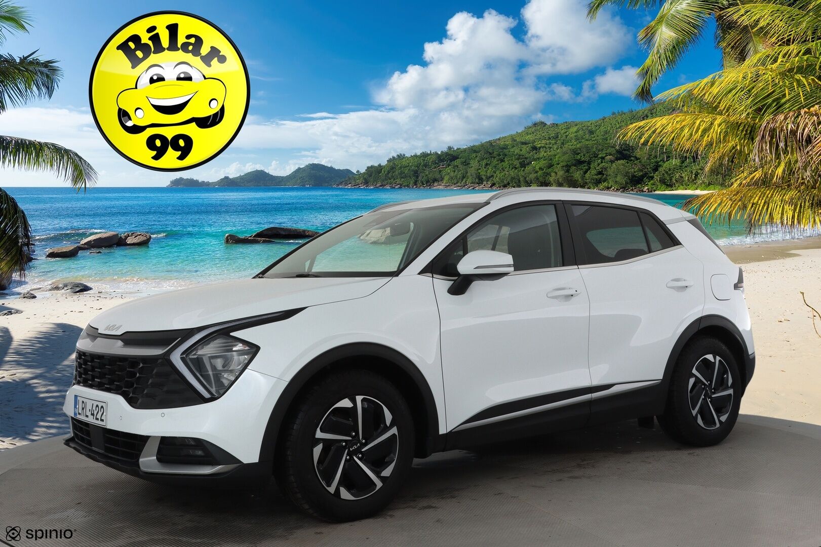 Kia Sportage 2022 1,6 T-GDI FWD Mild-Hybrid EX DCT 150hv **ACC / P.kamera / LED / Navi / Sähköpenkit / Koukku / Puolinahat** - 1.Om Suomi-auto / Kahdet renkaat aluvanteilla