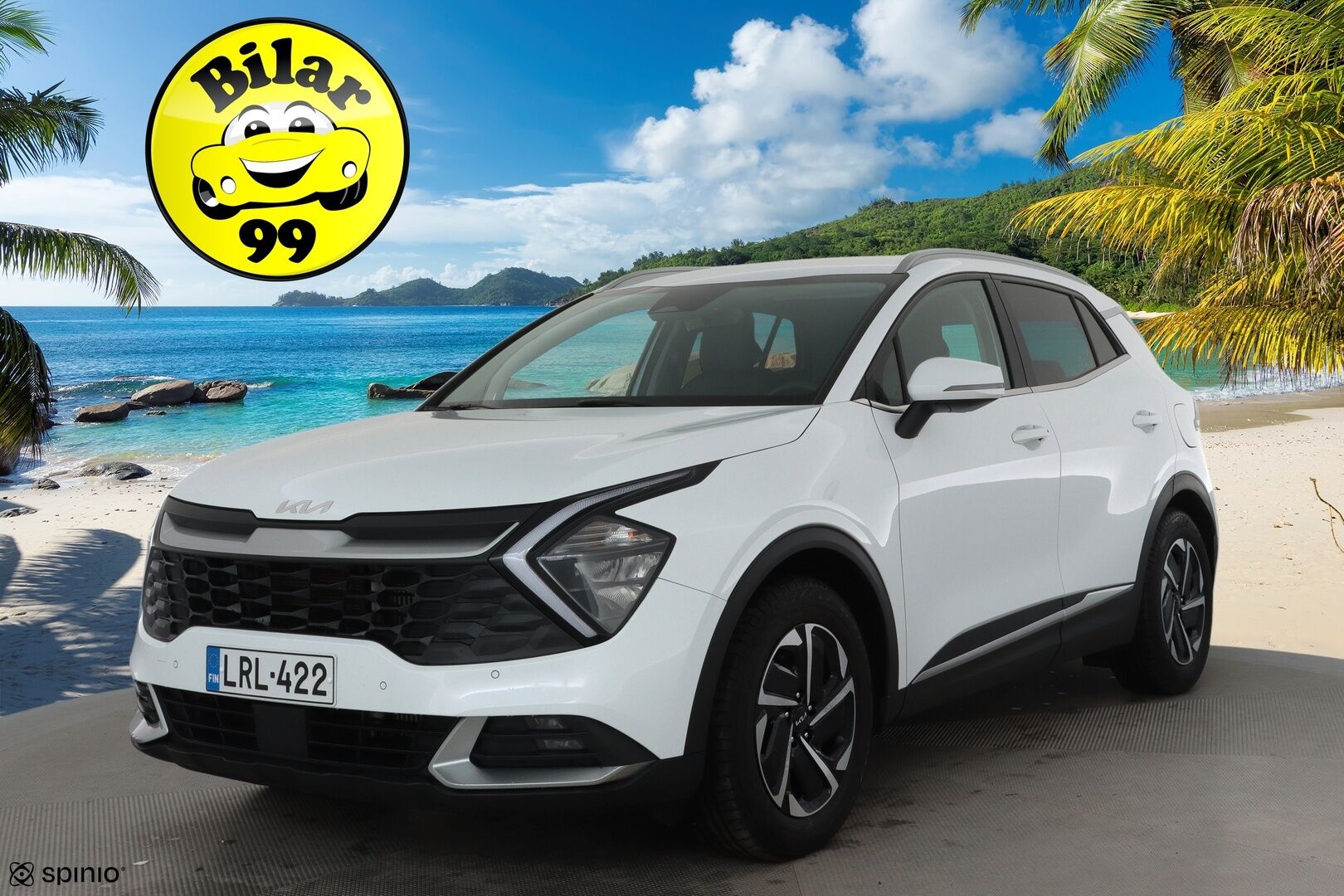 Kia Sportage 2022 1,6 T-GDI FWD Mild-Hybrid EX DCT 150hv **ACC / P.kamera / LED / Navi / Sähköpenkit / Koukku / Puolinahat** - 1.Om Suomi-auto / Kahdet renkaat aluvanteilla
