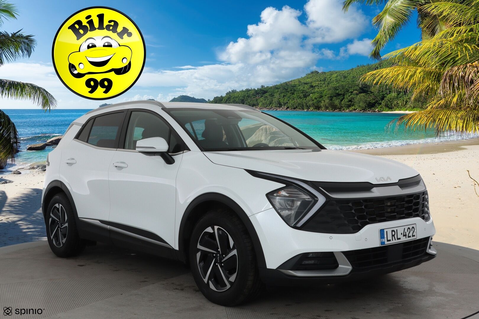 Kia Sportage 2022 1,6 T-GDI FWD Mild-Hybrid EX DCT 150hv **ACC / P.kamera / LED / Navi / Sähköpenkit / Koukku / Puolinahat** - 1.Om Suomi-auto / Kahdet renkaat aluvanteilla