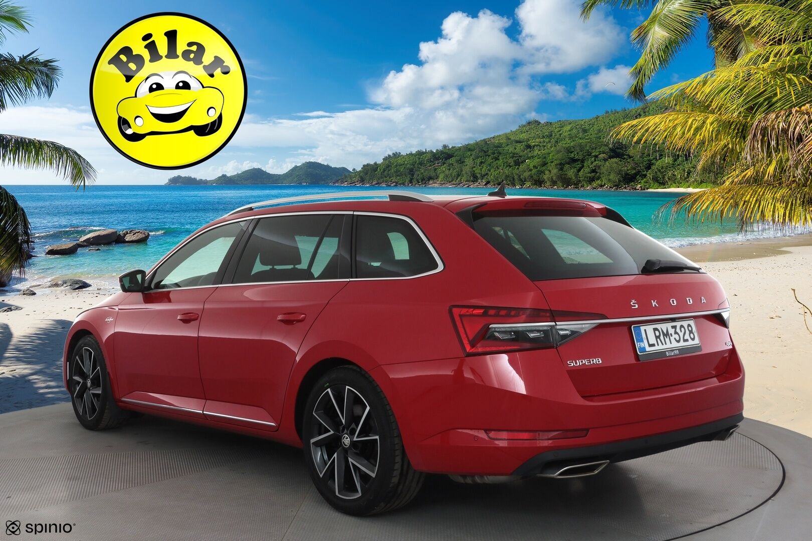 Skoda Superb 2023 Combi 2.0 TSI 280 4x4 L&K DSG Autom. - | ACC | Matrix | Ilm. muistinahat | 360° | Canton | Webasto | Panorama | Koukku | Suomi-auto | Kahdet renkaat aluvantein | Merkkiliikkeen huoltohistoria |