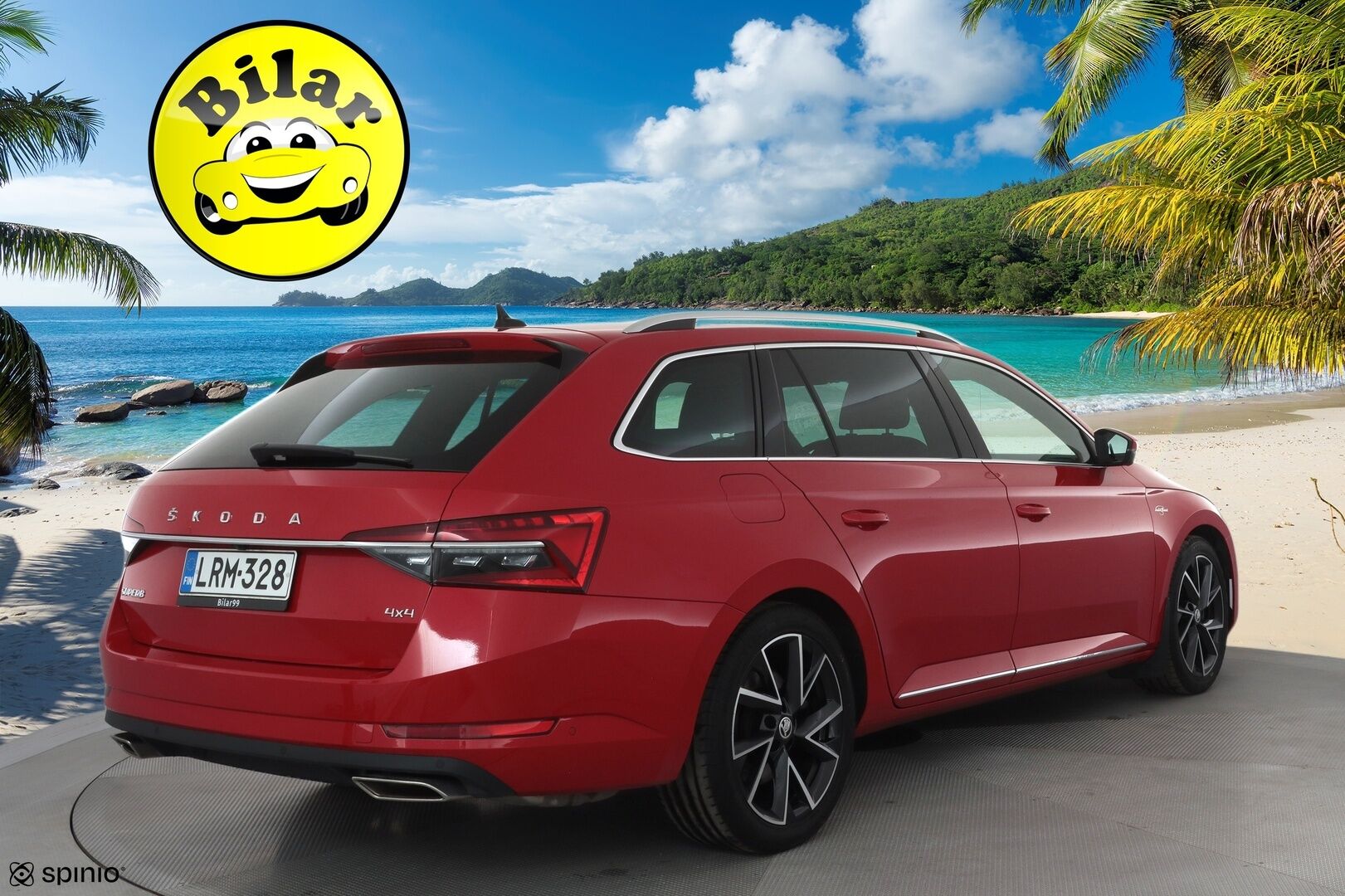 Skoda Superb 2023 Combi 2.0 TSI 280 4x4 L&K DSG Autom. - | ACC | Matrix | Ilm. muistinahat | 360° | Canton | Webasto | Panorama | Koukku | Suomi-auto | Kahdet renkaat aluvantein | Merkkiliikkeen huoltohistoria |