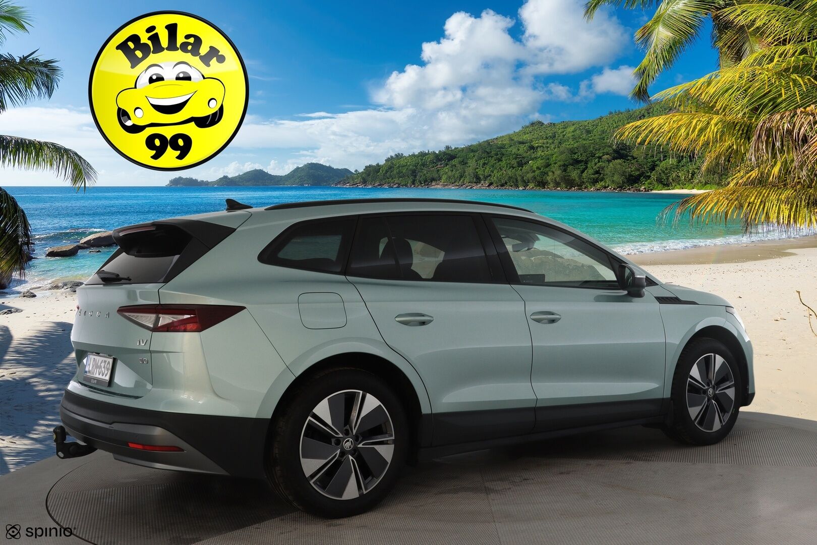 Skoda Enyaq 2023 60 iV * ILP / Koukku / ACC / LED / 360° / Navi / Kaistavahti / Digimittaristo / Keyless * - 1-om Suomi-auto / Kahdet renkaat / Merkkihuollettu!