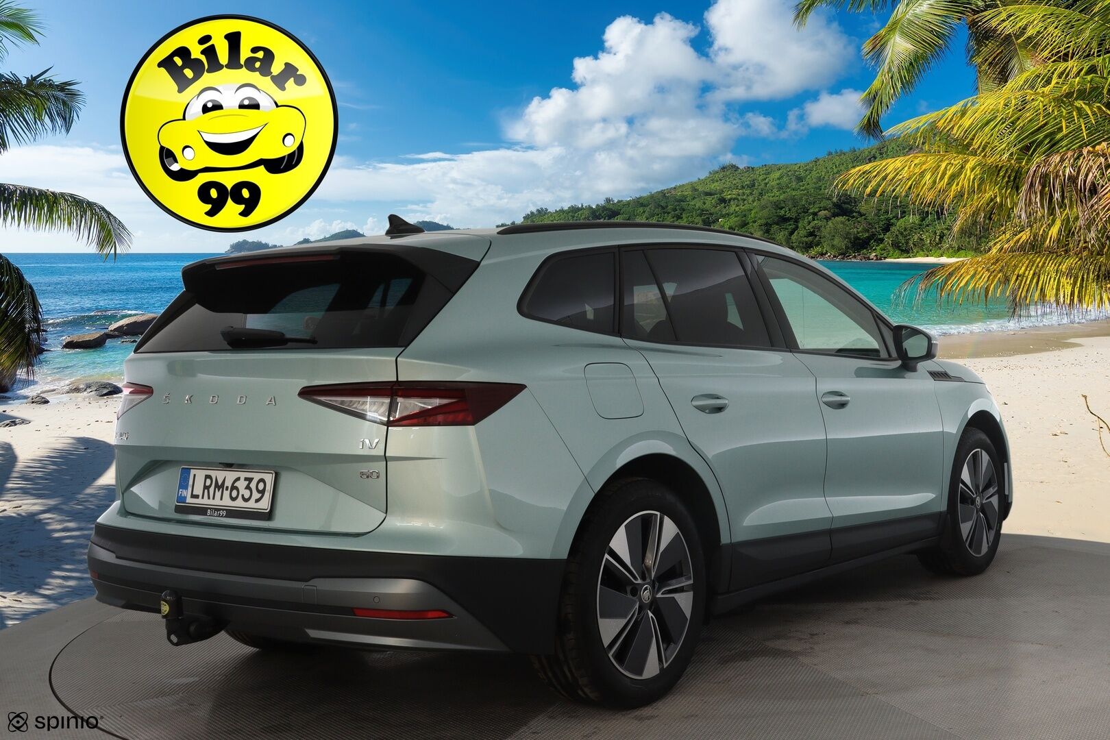 Skoda Enyaq 2023 60 iV * ILP / Koukku / ACC / LED / 360° / Navi / Kaistavahti / Digimittaristo / Keyless * - 1-om Suomi-auto / Kahdet renkaat / Merkkihuollettu!