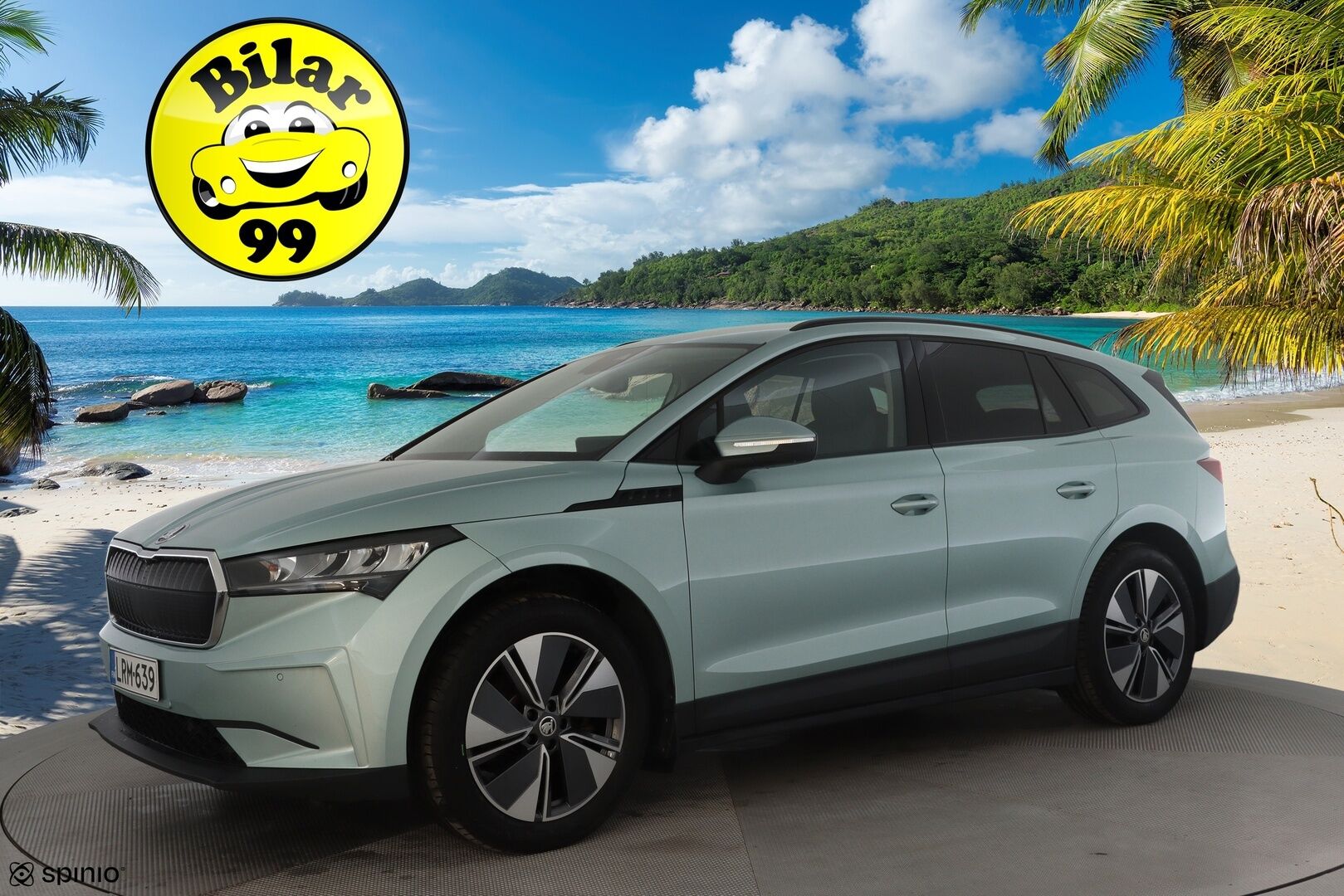 Skoda Enyaq 2023 60 iV * ILP / Koukku / ACC / LED / 360° / Navi / Kaistavahti / Digimittaristo / Keyless * - 1-om Suomi-auto / Kahdet renkaat / Merkkihuollettu!