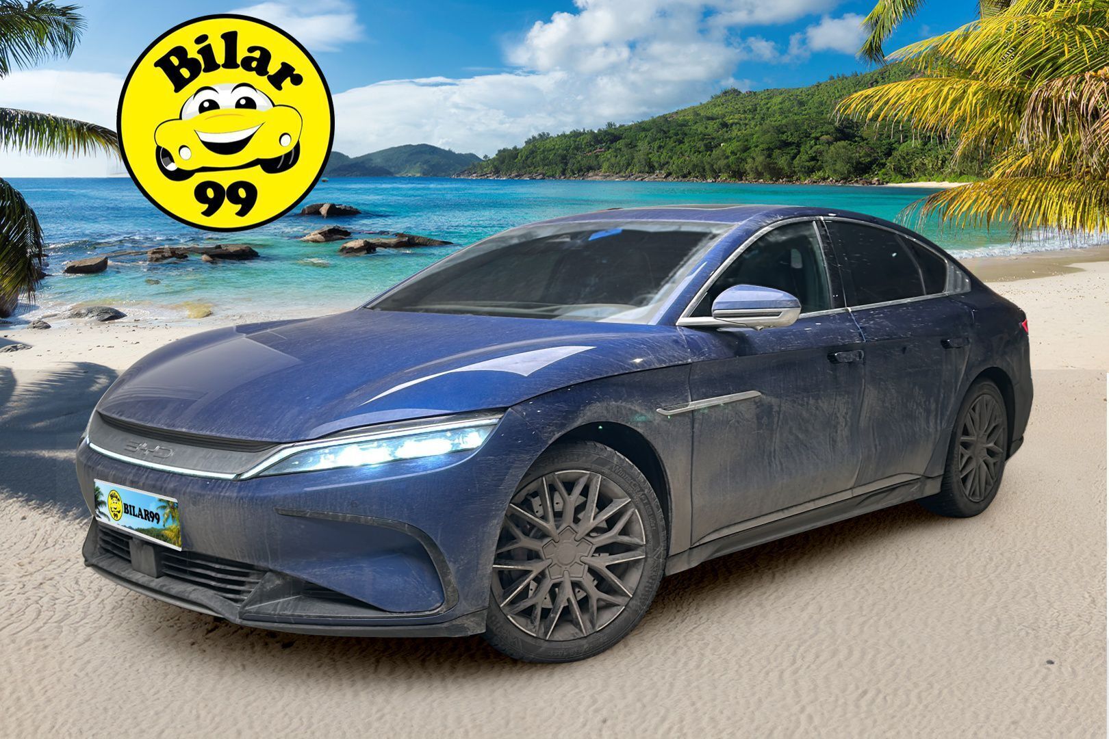 BYD Han 2023 AWD * DynAudio / 4x Ilmastoidut Sähköpenkit / 360 / Adapt.Vakkari / Panoraama / HUD / Akustiikkalasit / Supervarusteet! - 2x Laturit / Akku kuntotarkastettu / Juuri tullut Tampereelle!