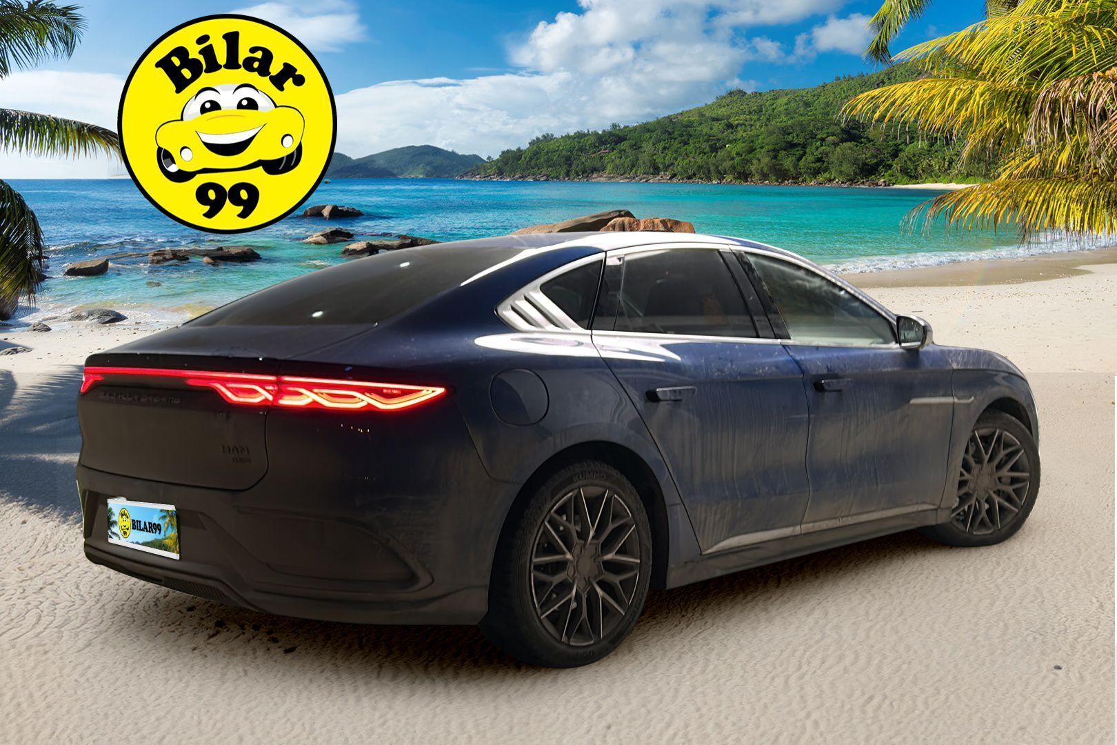 BYD Han 2023 AWD * DynAudio / 4x Ilmastoidut Sähköpenkit / 360 / Adapt.Vakkari / Panoraama / HUD / Akustiikkalasit / Supervarusteet! - 2x Laturit / Akku kuntotarkastettu / Juuri tullut Tampereelle!