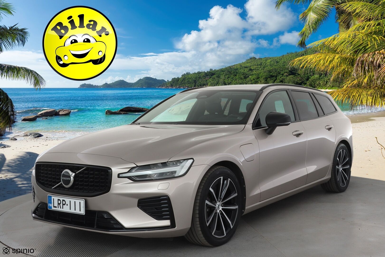 Volvo V60 2023 T6 AWD Long Range Plus Dark aut - | ACC | Koukku | Muistipenkit | Nahkasisusta | Full-LED | P.kamera | BLIS | Pilot Assist | Keyless | Lämm. ratti | 1-om suomiauto | Merkkihuollot |