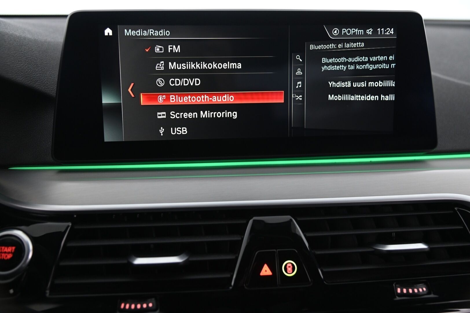 BMW 530 2019 G30 Sedan 530e A iPerformance - Ilmastoidut muistinahat | Shadowline | Proff.navi | Lämmitettävä ratti | 2x renkaat&alumiinivanteet