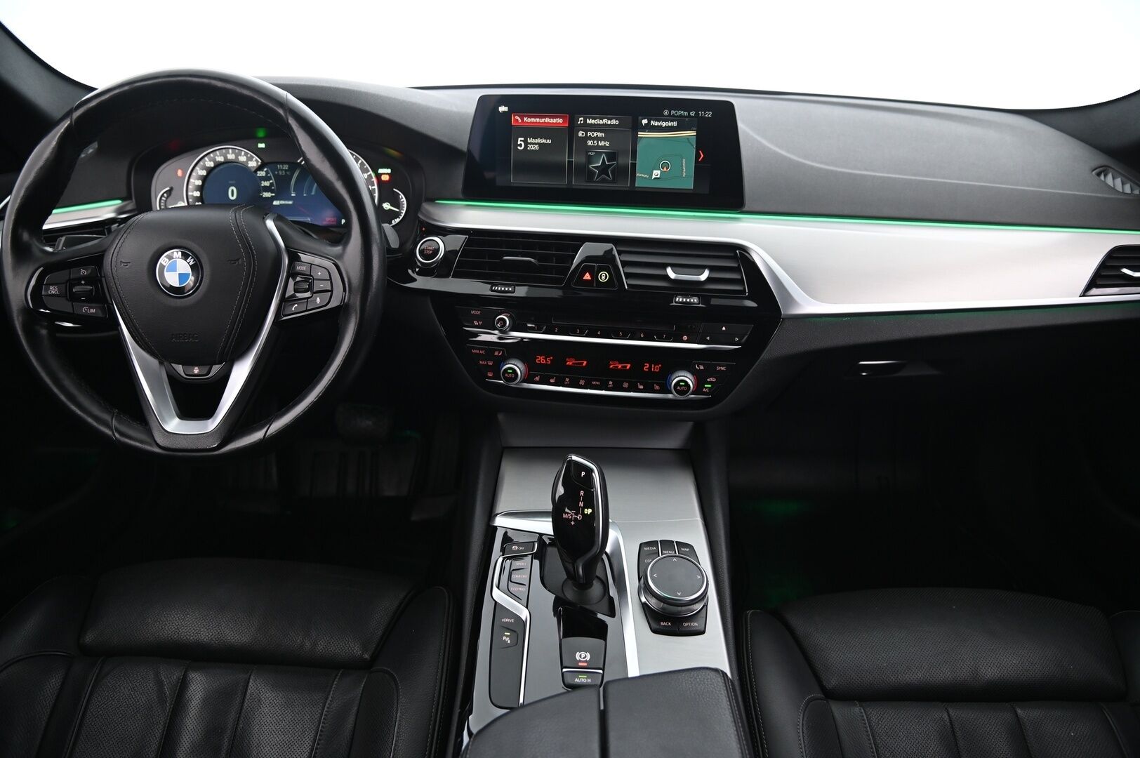 BMW 530 2019 G30 Sedan 530e A iPerformance - Ilmastoidut muistinahat | Shadowline | Proff.navi | Lämmitettävä ratti | 2x renkaat&alumiinivanteet