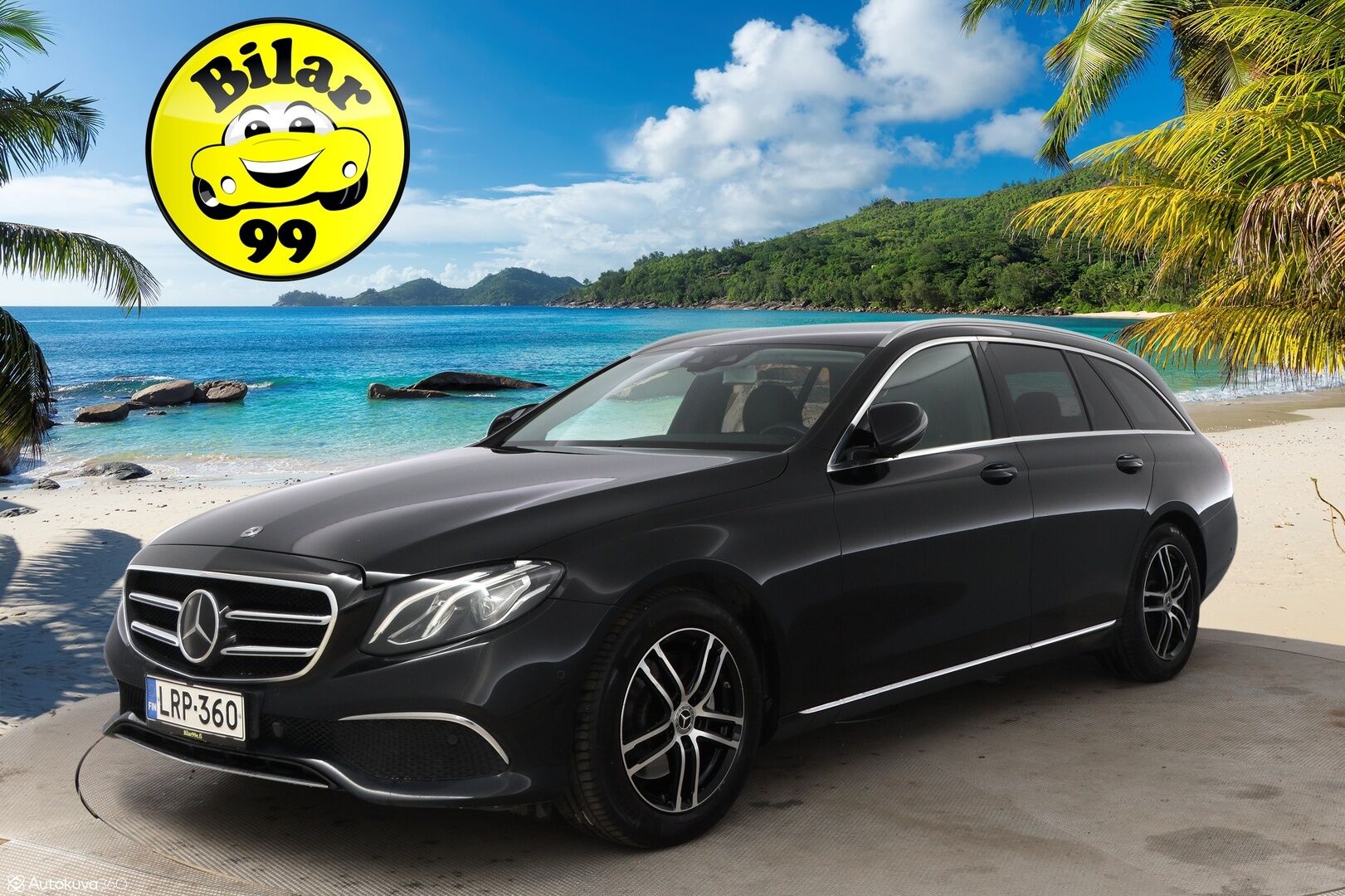 Mercedes-Benz E 2020 220d 4Matic T A Premium Business - Distronic+ / Widescreen / Vetokoukku / Peruutuskamera / Puolinahkasisusta / Comand Navi / BLIS / Kahdet fiksut renkaat aluvantein / Juuri huollettu!