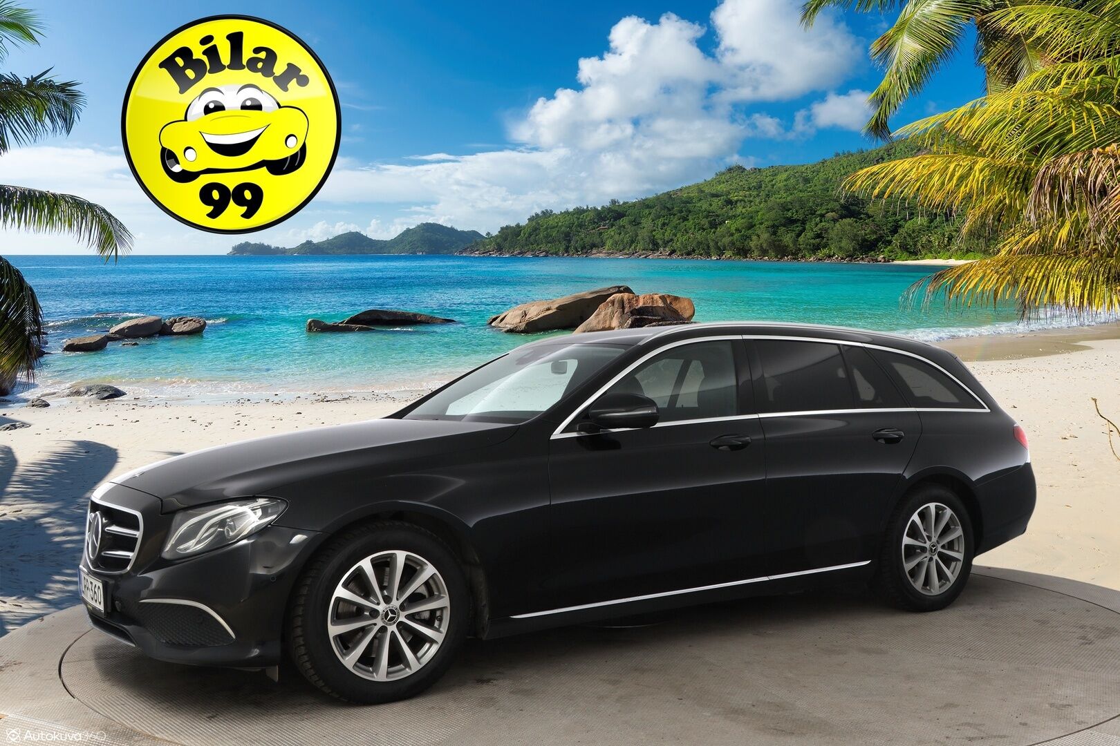 Mercedes-Benz E 2020 220d 4Matic T A Premium Business - Distronic+ / Widescreen / Vetokoukku / Peruutuskamera / Puolinahkasisusta / Comand Navi / BLIS / Kahdet fiksut renkaat aluvantein!