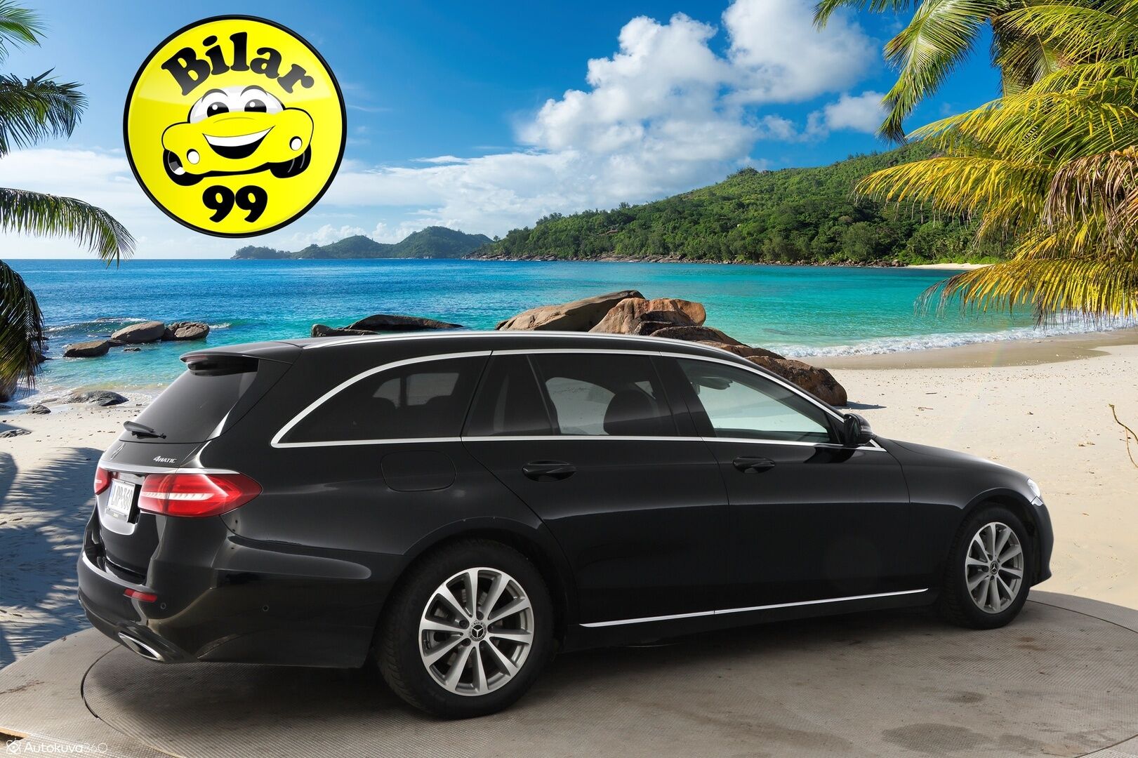 Mercedes-Benz E 2020 220d 4Matic T A Premium Business - Distronic+ / Widescreen / Vetokoukku / Peruutuskamera / Puolinahkasisusta / Comand Navi / BLIS / Kahdet fiksut renkaat aluvantein!