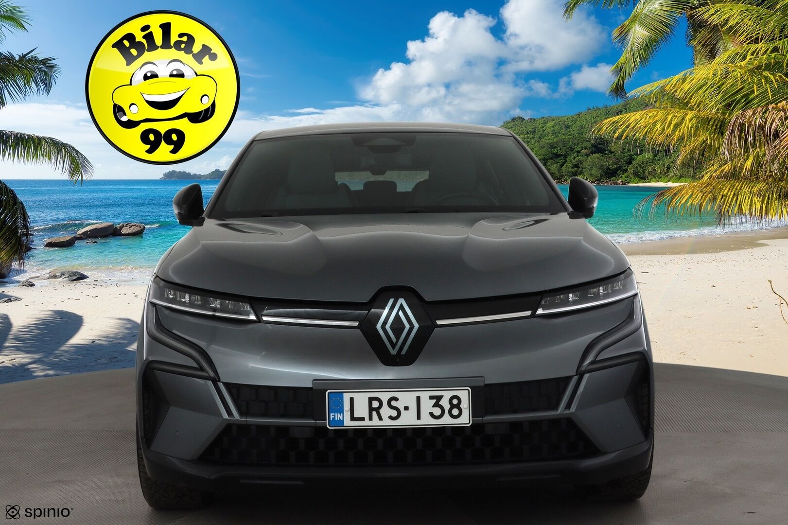 Renault Megane 2023 E-Tech electric 60kWh 220hv Techno * Koukku / ILP / ACC / LED / 360 / Navi / Kaistavahti * - 1-om Suomi-auto / 2x Latauskaapelit / Kahdet renkaat aluvanteilla