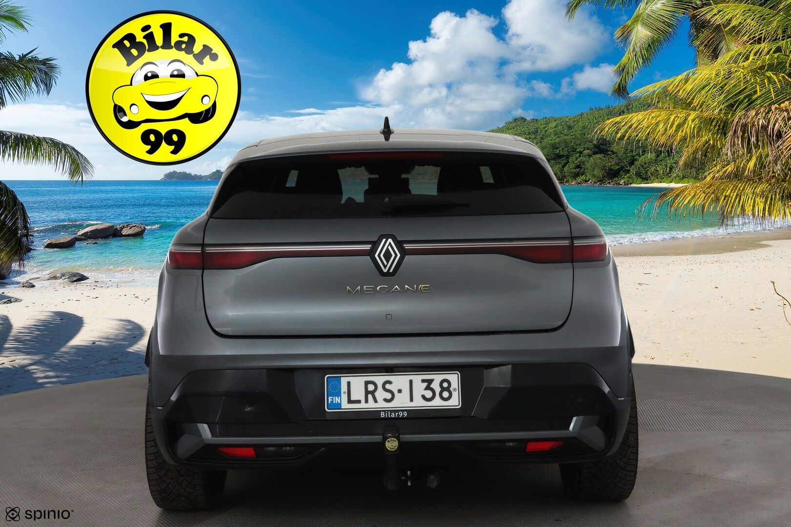 Renault Megane 2023 E-Tech electric 60kWh 220hv Techno * Koukku / ILP / ACC / LED / 360 / Navi / Kaistavahti * - 1-om Suomi-auto / 2x Latauskaapelit / Kahdet renkaat aluvanteilla