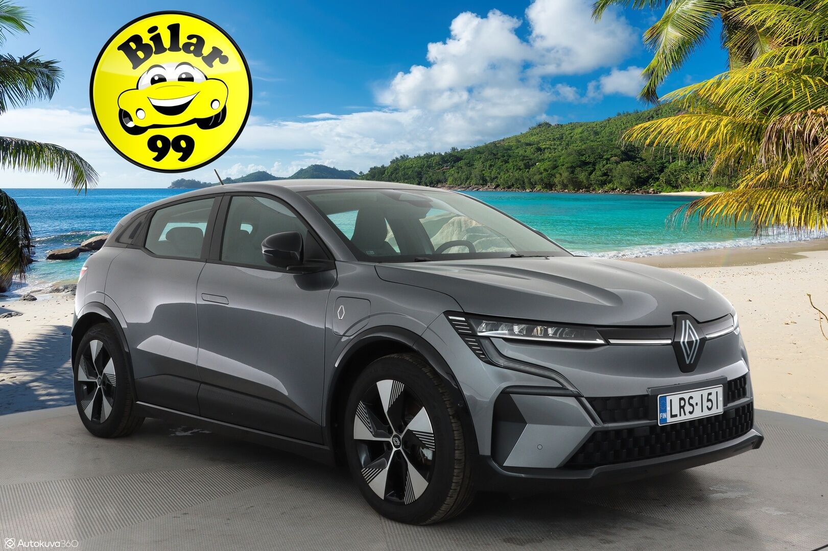 Renault Megane 2022 E-Tech electric 60kWh 220hv Equilibre **Digimittaristo / P.kamera / Kaistavahti / Apple&Android / LED / Kahdet renkaat** - 3,99 % KORKOTARJOUS TÄHÄN AUTOON - 31.5. ASTI! - 1-om. Suomi-auto / 