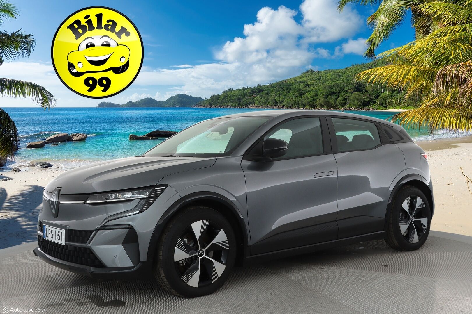 Renault Megane 2022 E-Tech electric 60kWh 220hv Equilibre **Digimittaristo / P.kamera / Kaistavahti / Apple&Android / LED / Kahdet renkaat** - 3,99 % KORKOTARJOUS TÄHÄN AUTOON - 31.5. ASTI! - 1-om. Suomi-auto / 