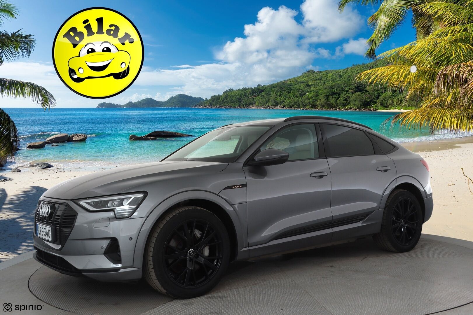 Audi e-tron 2023 Sportback 55 quattro Progress Plus - Matrix | Ilm. muistinahat | Koukku | P.kamera | Ilma-alusta | Navi |Keyless | Audi sound system | Merkkihuollot | Kahdet OEM vanteet | 2xlaturit