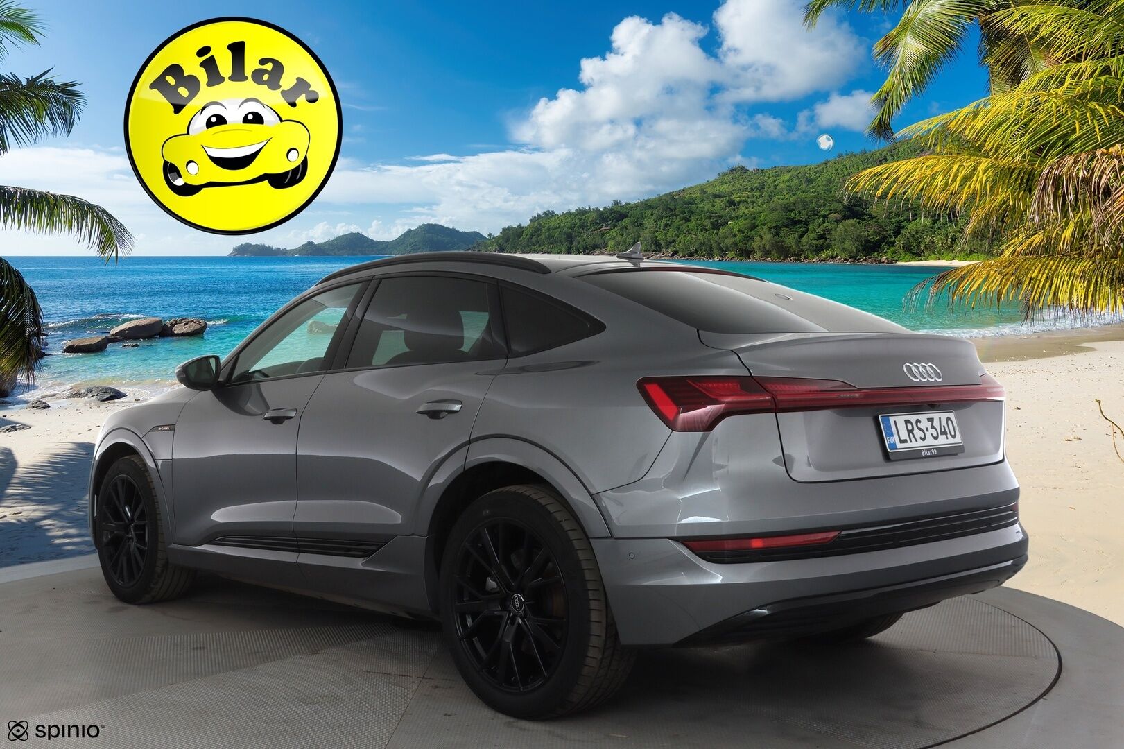 Audi e-tron 2023 Sportback 55 quattro Progress Plus - Matrix | Ilm. muistinahat | Koukku | P.kamera | Ilma-alusta | Navi |Keyless | Audi sound system | Merkkihuollot | Kahdet OEM vanteet | 2xlaturit