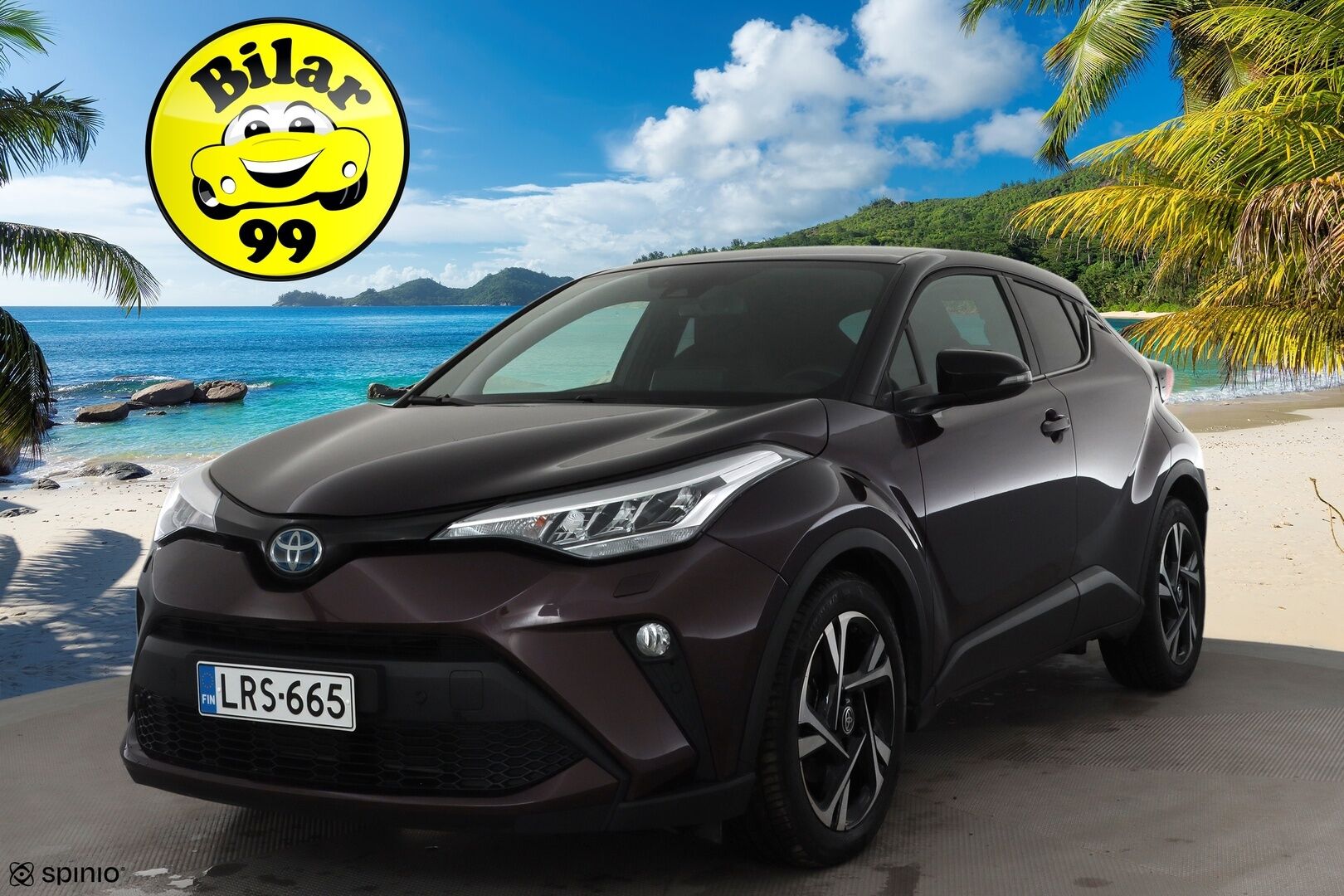 Toyota C-HR 2023 1,8 Hybrid Intense Edition * ACC / P.kamera / LED / Navi / Koukku / KeylessGo / Puolinahat * - Kahdet renkaat aluvanteilla / Merkkihuollettu - HULLUT BLACKWEEK JATKOT - KORKOTARJOUS 2,49%