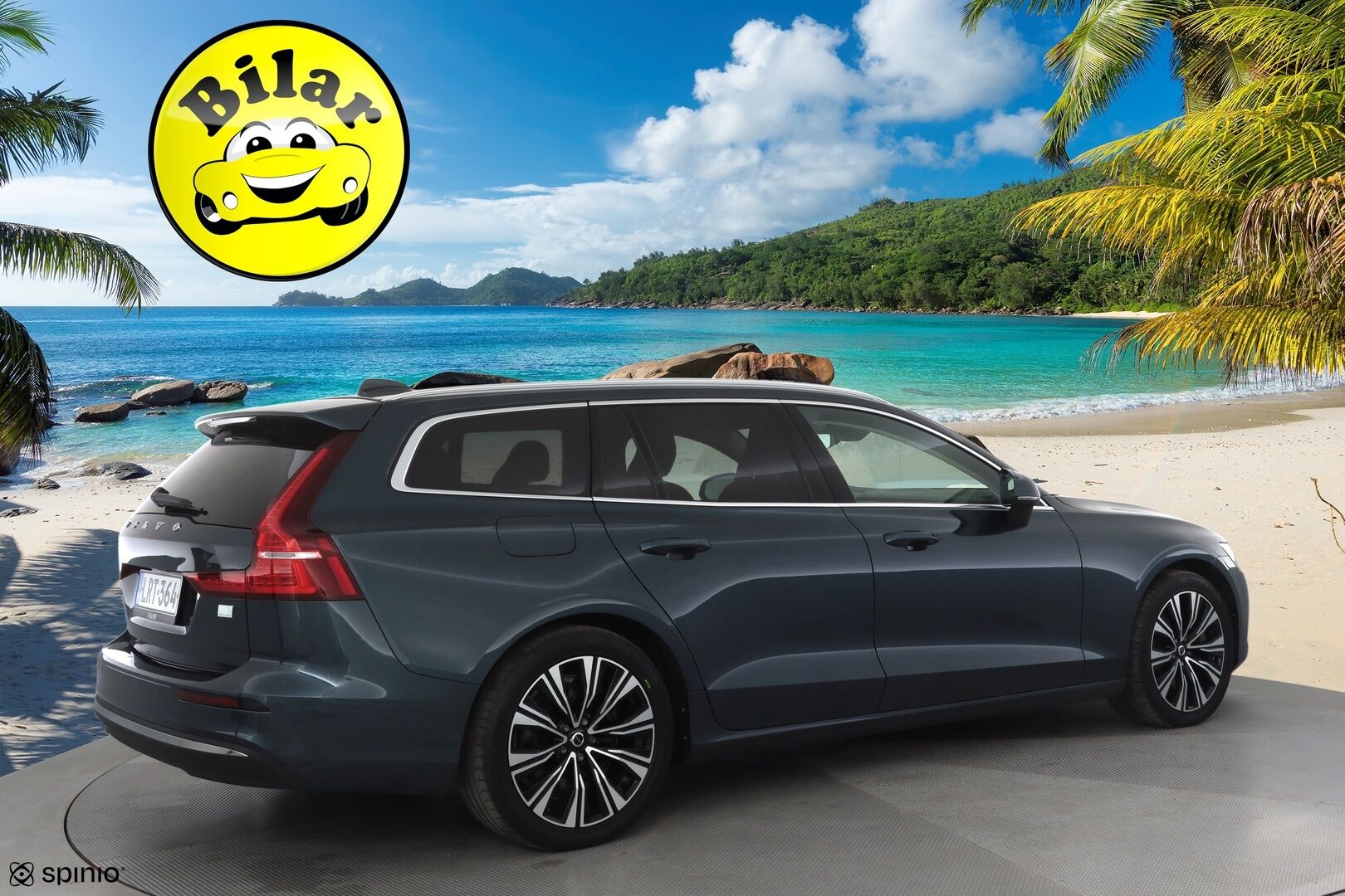 Volvo V60 2023 T6 AWD Long Range Plus Bright aut - | ACC | Koukku | H/K | Full-LED | Muistipenkit | P.Kamera | Keyless | Sporttinahat | Apple&Android | 1.Om suomi-auto | Vaalea nahkasisusta | Kahdet Renkaat |