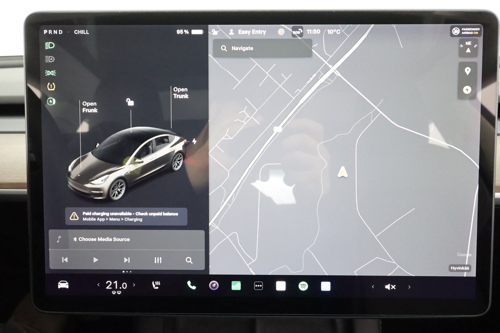 Tesla Model 3 2021 Standard Range Plus * Lasikatto / P.kamera / Matrix LED / ILP / Nahat / Navi / Keyless / Sähköluukku * - Akku kuntotarkastettu SoH 93,9% 