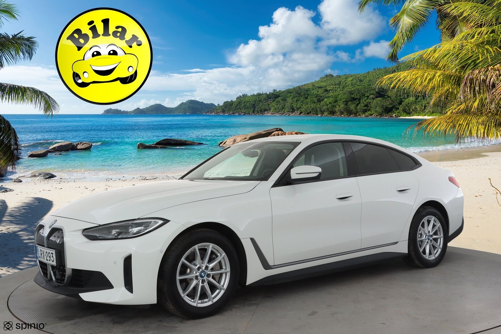 BMW i4 2023 eDrive40 - 1OM Suomiauto | Vetokoukku | ACC | Widescreen | Peruutuskamera | Adapt.LED | Puolinahat | Sporttipenkit | 2x Renkaat Aluvantein!