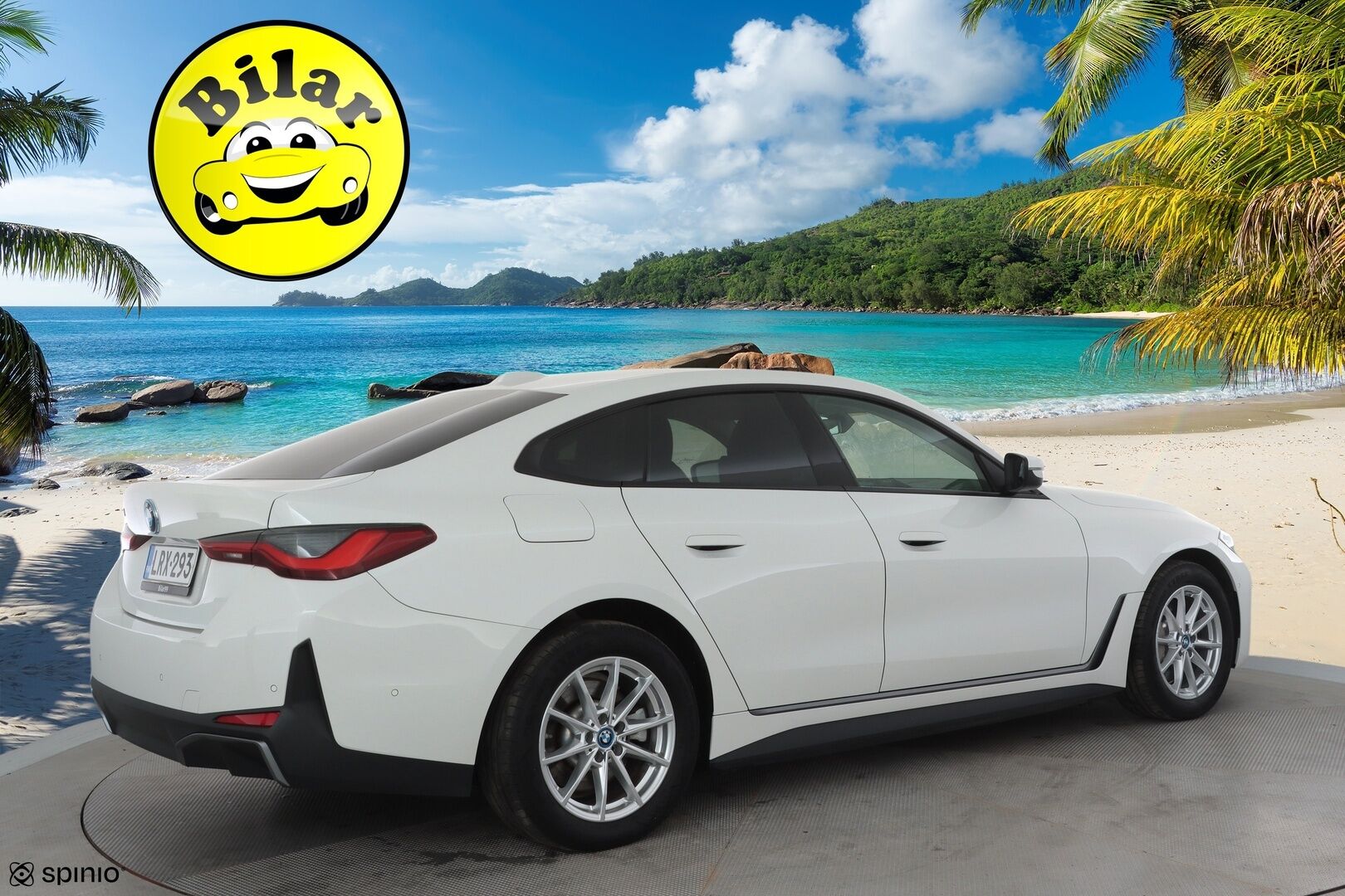 BMW i4 2023 eDrive40 - 1OM Suomiauto | Vetokoukku | ACC | Widescreen | Peruutuskamera | Adapt.LED | Puolinahat | Sporttipenkit | 2x Renkaat Aluvantein!