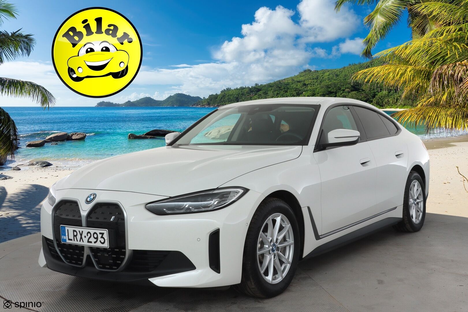 BMW i4 2023 eDrive40 - 1OM Suomiauto | Vetokoukku | ACC | Widescreen | Peruutuskamera | Adapt.LED | Puolinahat | Sporttipenkit | 2x Renkaat Aluvantein!