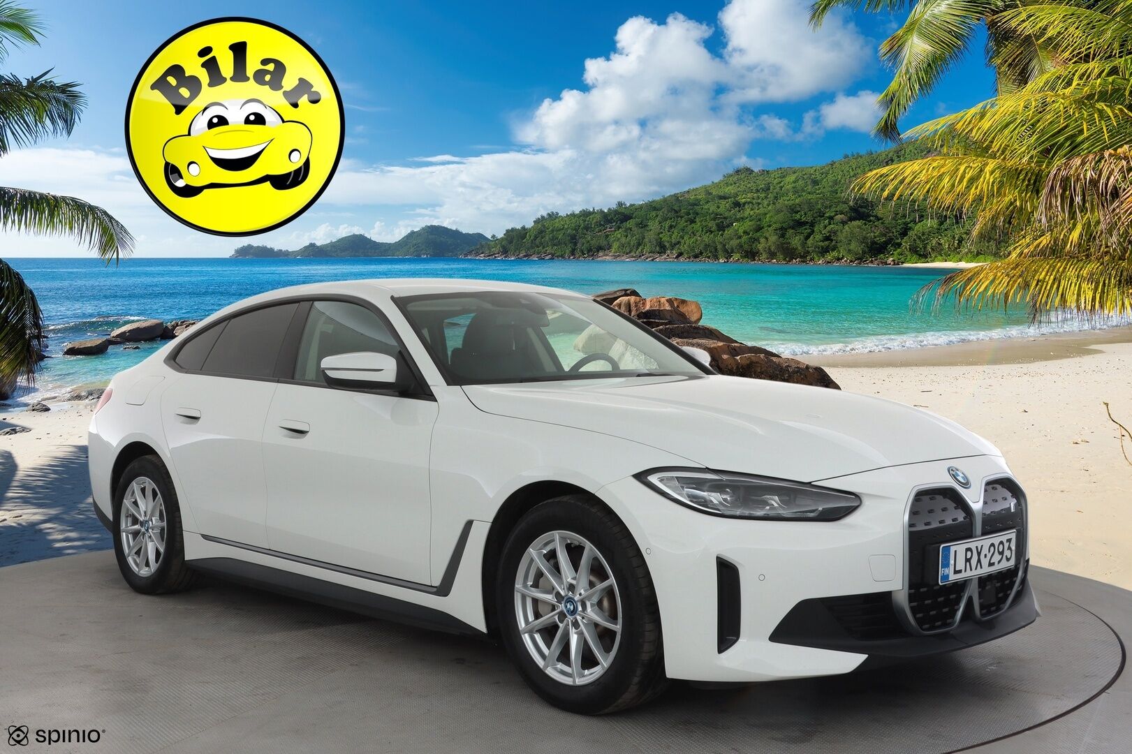 BMW i4 2023 eDrive40 - 1OM Suomiauto | Vetokoukku | ACC | Widescreen | Peruutuskamera | Adapt.LED | Puolinahat | Sporttipenkit | 2x Renkaat Aluvantein!