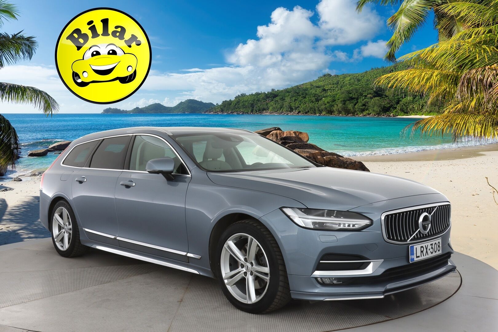 Volvo V90 2017 D5 AWD Inscription aut - | Webasto | ACC | HUD | 360-kamera | Nahkasisusta | Koukku | High Performance Audio | EI ADBLUETA! | Hihna vaihdettu 2025 | 2x renkaat ja vanteet 