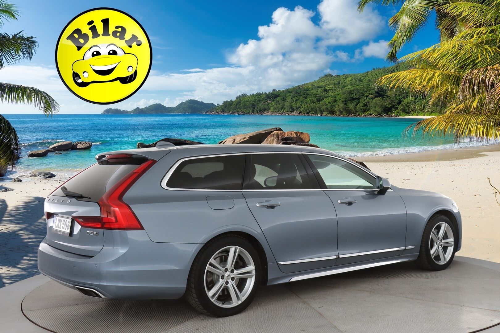 Volvo V90 2017 D5 AWD Inscription aut - | Webasto | ACC | HUD | 360-kamera | Nahkasisusta | Koukku | High Performance Audio | EI ADBLUETA! | Hihna vaihdettu 2025 | 2x renkaat ja vanteet 
