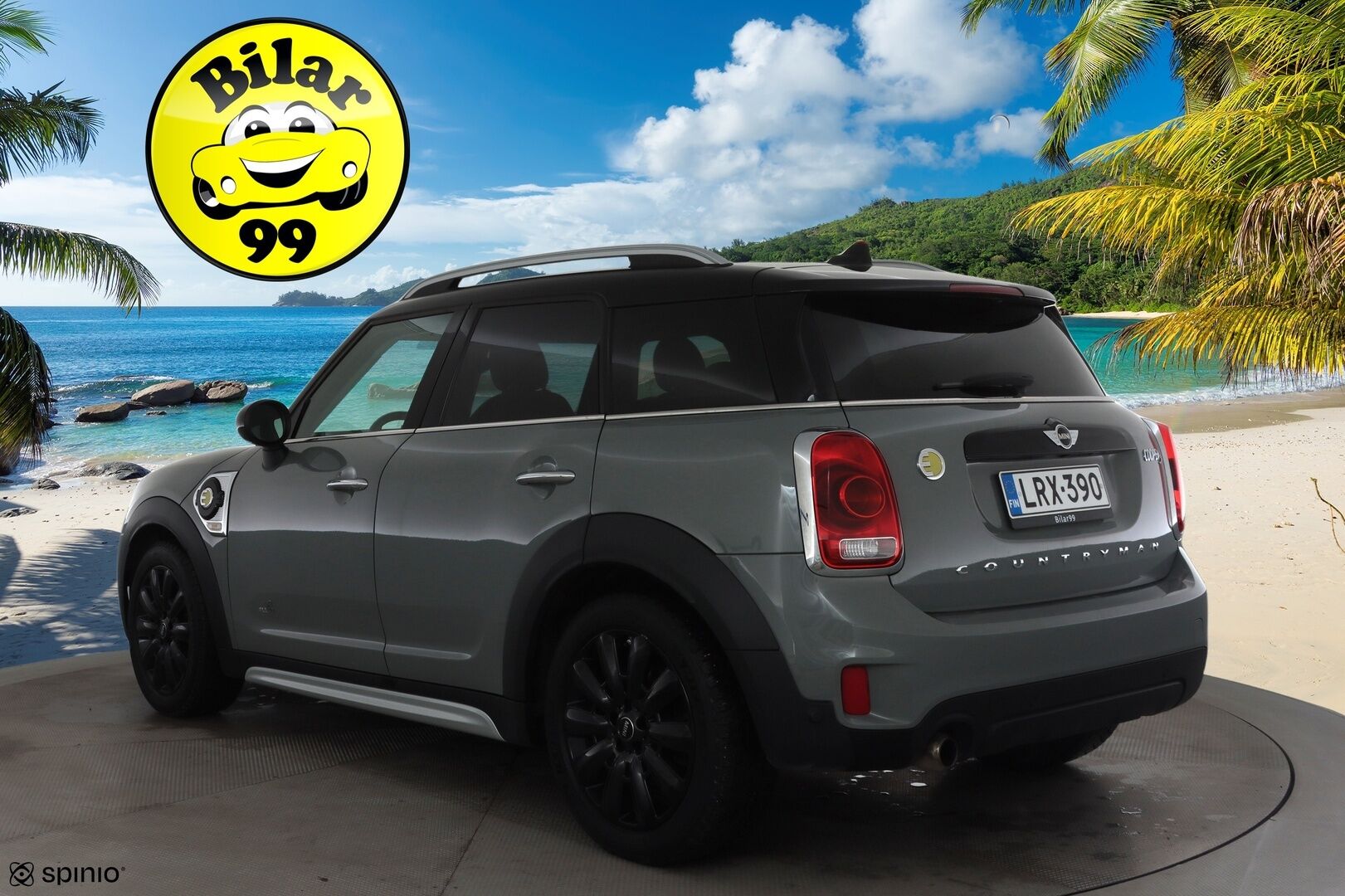 Mini Countryman 2018 Cooper S E ALL4 * LED / P.tutka / Navi / Vakkari / Bluetooth * - Kahdet renkaat aluvanteilla 