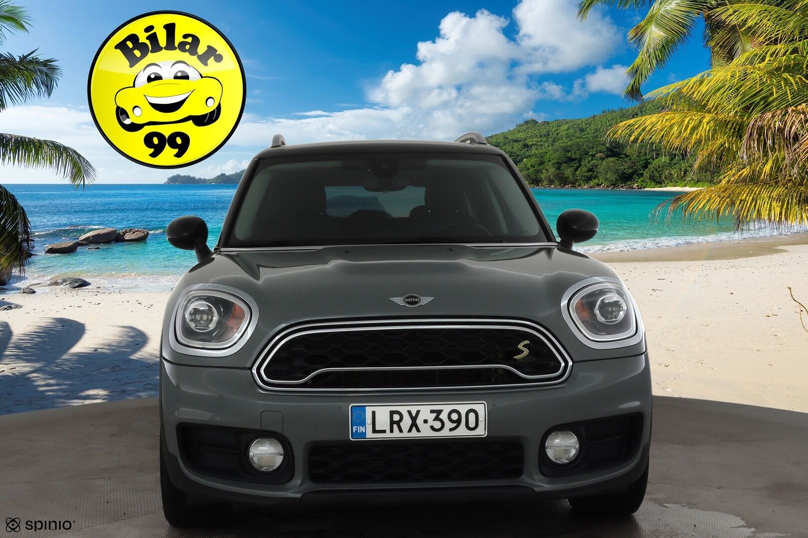 Mini Countryman 2018 Cooper S E ALL4 * LED / P.tutka / Navi / Vakkari / Bluetooth * - Kahdet renkaat aluvanteilla 