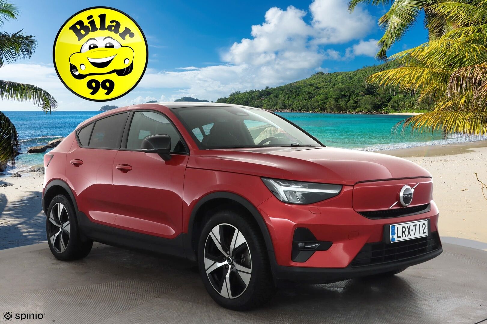 Volvo C40 2023 Recharge Twin Plus aut * Pilot assist / ILP / Koukku / Lasikatto / Muistipenkki / P.kamera / High performance audio * - 1.Om Suomi-auto / Akku kuntotarkastettu SoH 92% / Kahdet Renkaat 