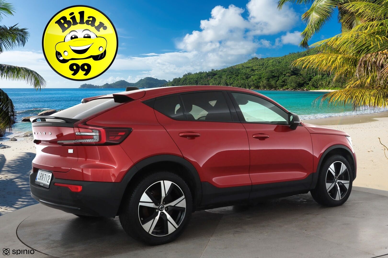 Volvo C40 2023 Recharge Twin Plus aut * Pilot assist / ILP / Koukku / Lasikatto / Muistipenkki / P.kamera / High performance audio * - 1.Om Suomi-auto / Akku kuntotarkastettu SoH 92% / Kahdet Renkaat 