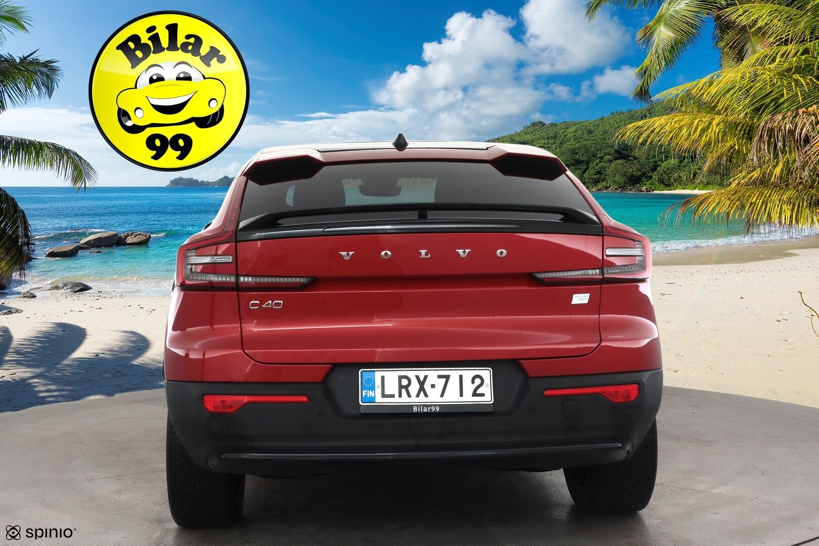 Volvo C40 2023 Recharge Twin Plus aut * Pilot assist / ILP / Koukku / Lasikatto / Muistipenkki / P.kamera / High performance audio * - 1.Om Suomi-auto / Akku kuntotarkastettu SoH 92% / Kahdet Renkaat 