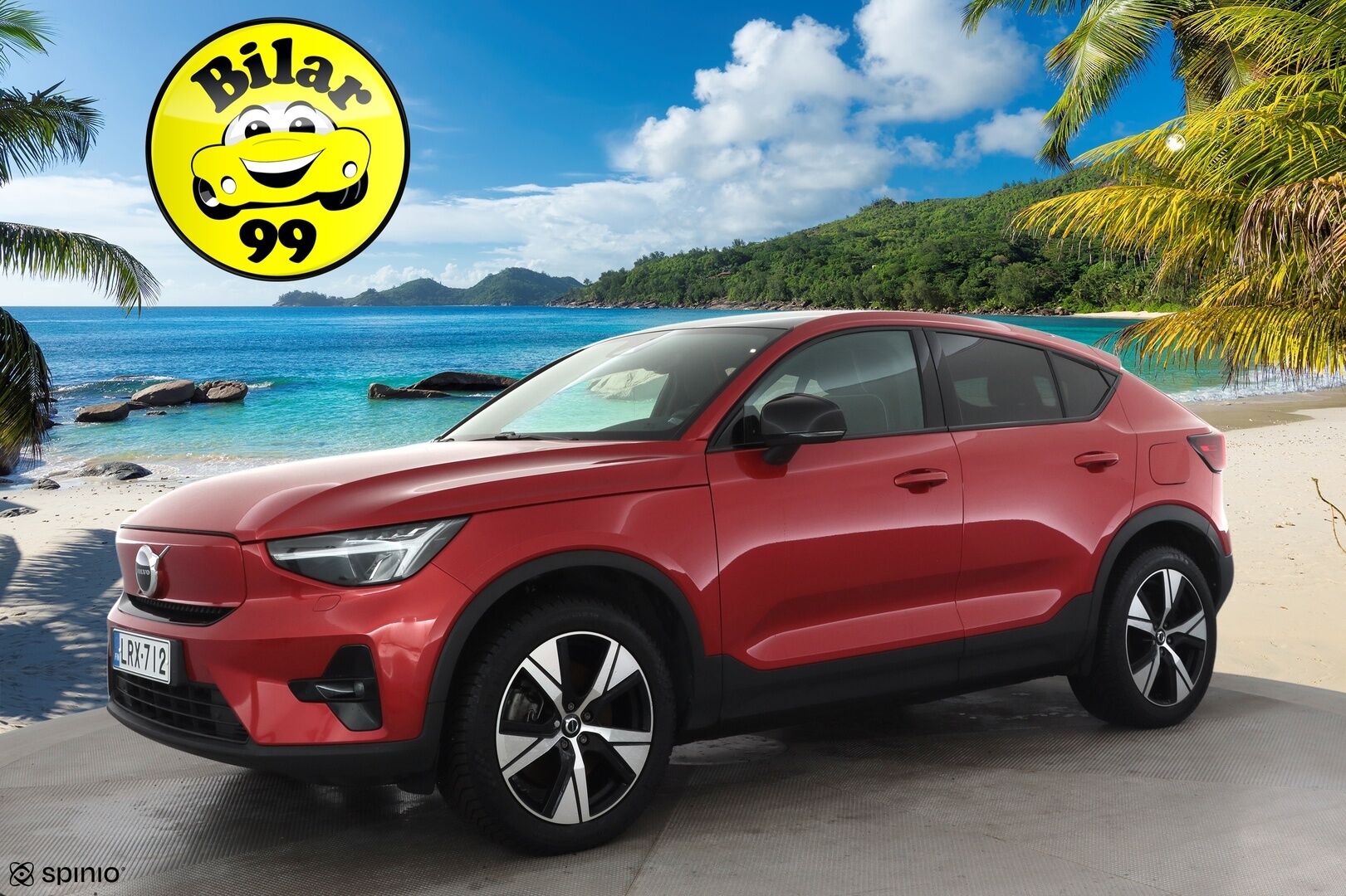 Volvo C40 2023 Recharge Twin Plus aut * Pilot assist / ILP / Koukku / Lasikatto / Muistipenkki / P.kamera / High performance audio * - 1.Om Suomi-auto / Akku kuntotarkastettu SoH 92% / Kahdet Renkaat 