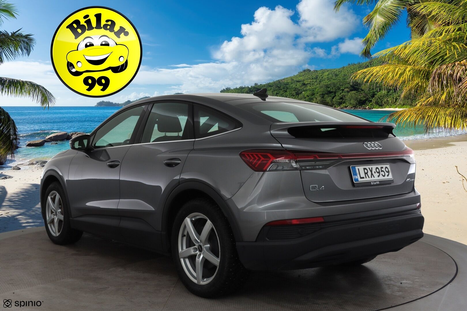 Audi Q4 e-tron 2023 40 e-tron Sportback * Sonos / ILP / ACC / LED / P.Kamera / Navi / Kaistavahti * - 1-om Suomi-auto / 2x Latauskaapelit / Kahdet renkaat - HULLUT JOULUT KORKOTARJOUS 2,49% 