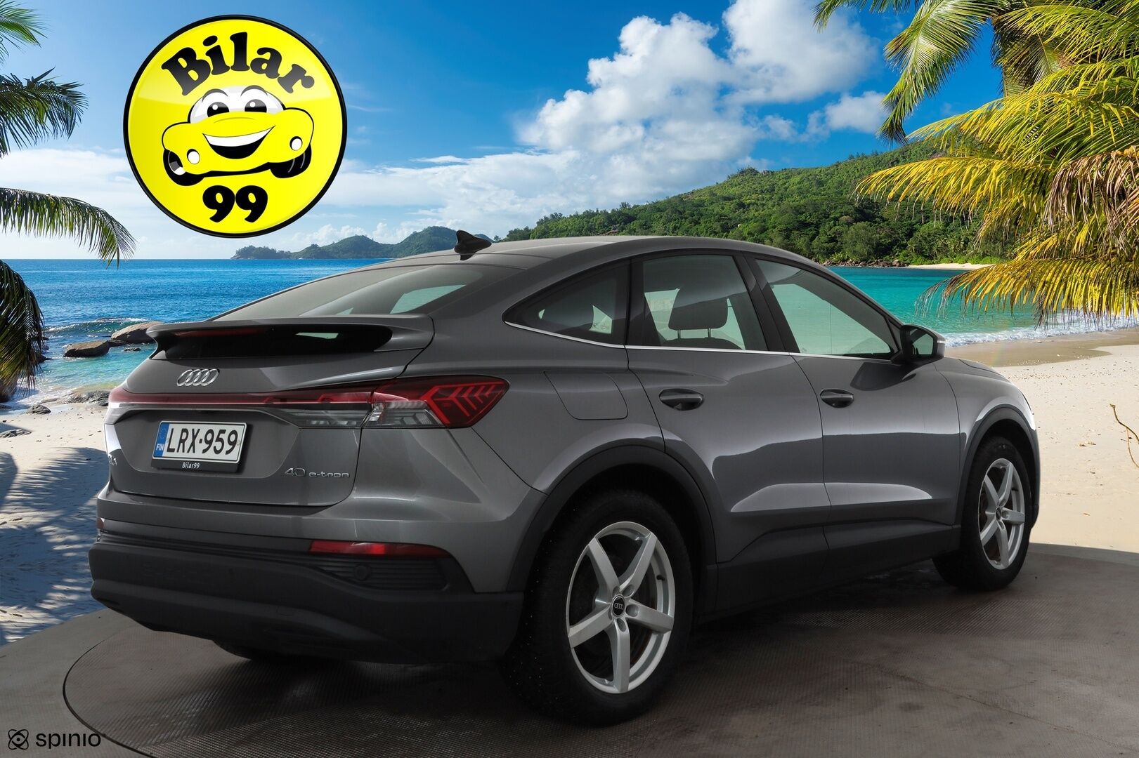 Audi Q4 e-tron 2023 40 e-tron Sportback * Sonos / ILP / ACC / LED / P.Kamera / Navi / Kaistavahti * - 1-om Suomi-auto / 2x Latauskaapelit / Kahdet renkaat - HULLUT JOULUT KORKOTARJOUS 2,49% 