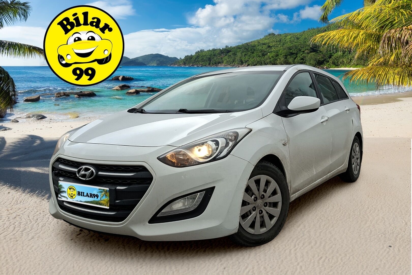 Hyundai i30 Wagon 2016 1,4 6MT ISG Classic * Suomiauto / Ratinlämmitys / Sisäpistoke / Vähän ajettu! - Ilmastointi / 2x Todella hyvät renkaat! - HULLUT AVAJAISHULINAT KORKOTARJOUS 3,29 %