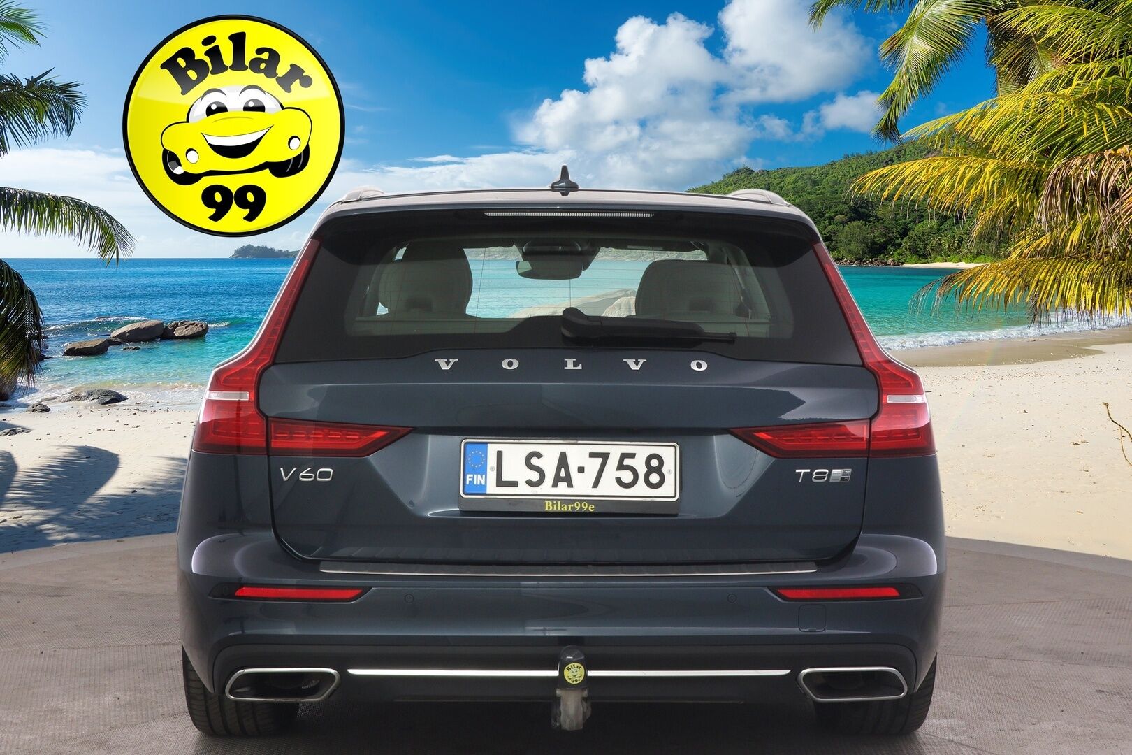 Volvo V60 2019 T8 AWD aut Inscription ** Panorama / Webasto / Adapt.vak / Nahat / VOC / BLIS / P-kamera / Navi / Full-LED / Koukku ** - Merkkihuollettu! / Jakohihna vaihdettu 05/2025!
