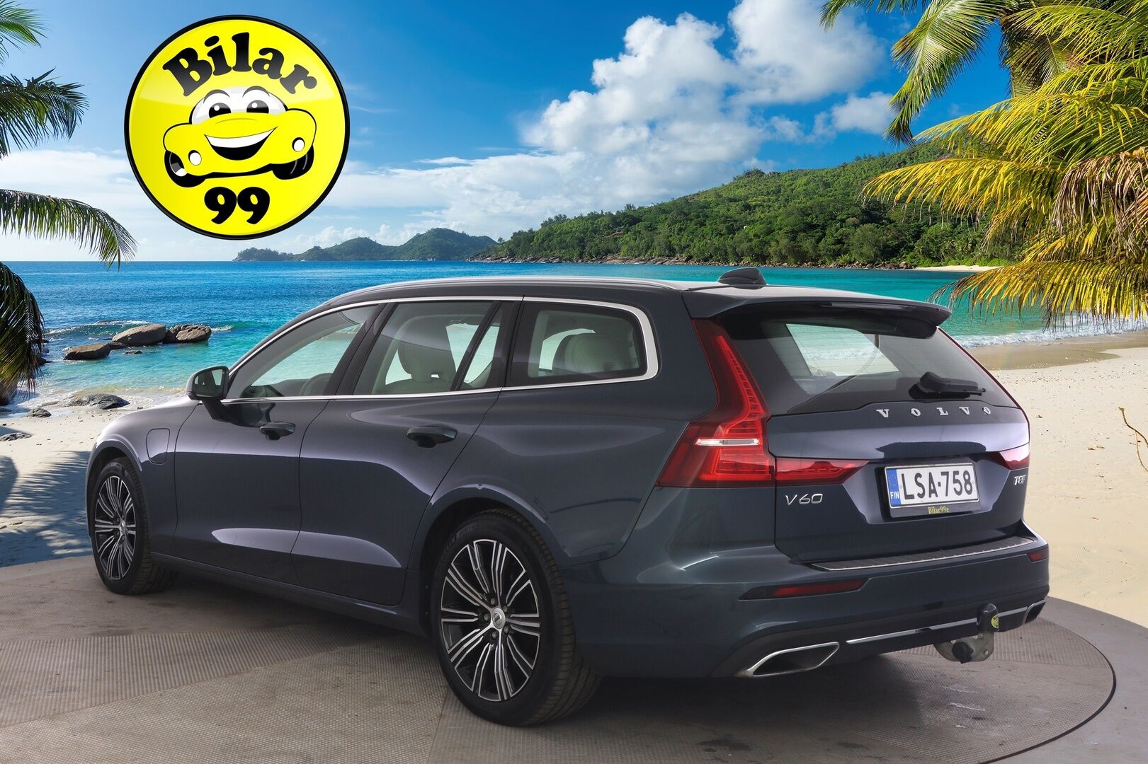 Volvo V60 2019 T8 AWD aut Inscription ** Panorama / Webasto / Adapt.vak / Nahat / VOC / BLIS / P-kamera / Navi / Full-LED / Koukku ** - Merkkihuollettu! / Jakohihna vaihdettu 05/2025!