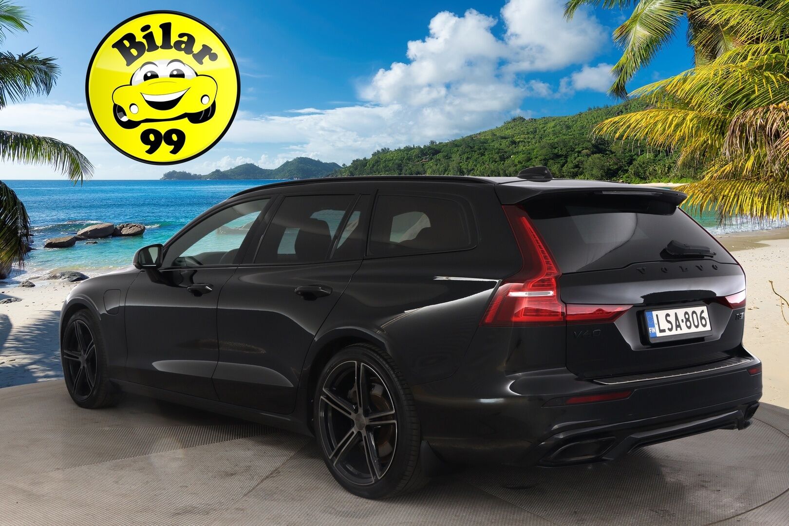 Volvo V60 2019 T8 AWD R-Design aut*HUD / H&K / Panorama / Koukku / Sähköpenkit muistilla / VOC* - *All Black / LED / Pilot Assist / 360 kamera / Sähkökontti / 2x renkaat ja alumiinivanteet / Juuri huollettu*
